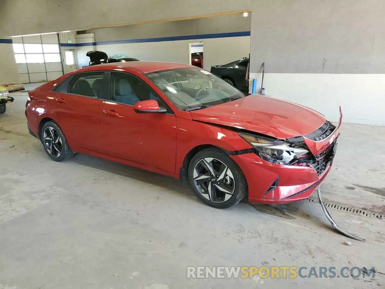 4 fotografías del automóvil dañado 5NPLS4AG6PH107724 HYUNDAI ELANTRA 2023
