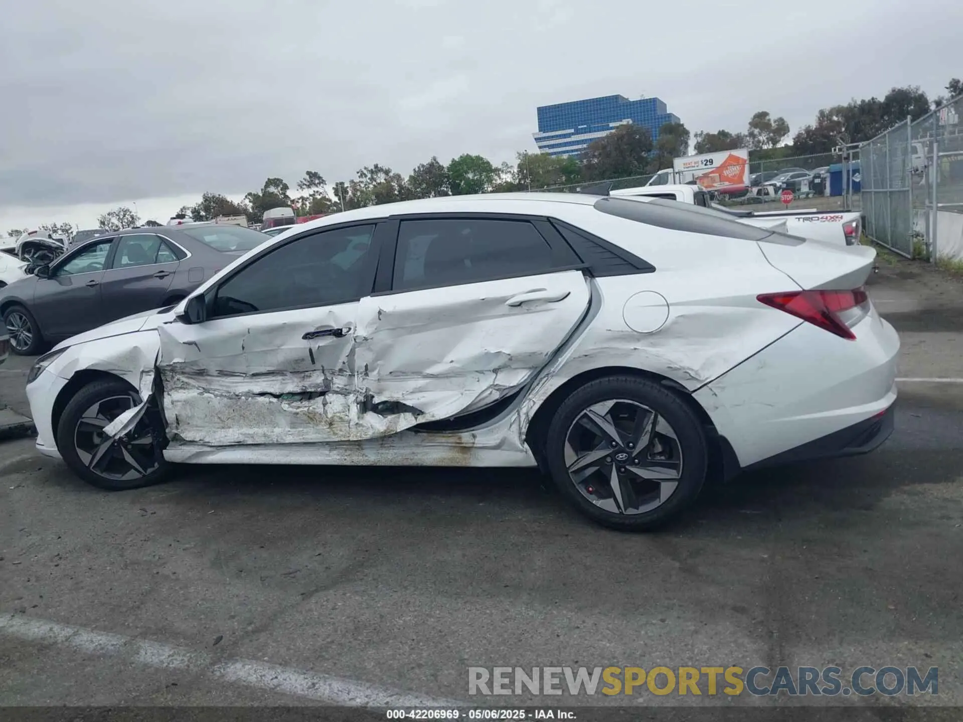 14 fotografías del automóvil dañado 5NPLS4AG8PH097908 HYUNDAI ELANTRA 2023