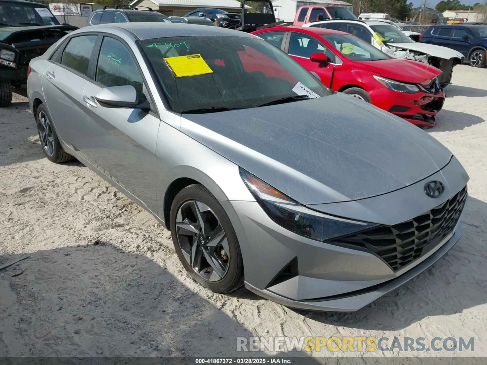 1 fotografías del automóvil dañado 5NPLS4AG8PH106624 HYUNDAI ELANTRA 2023