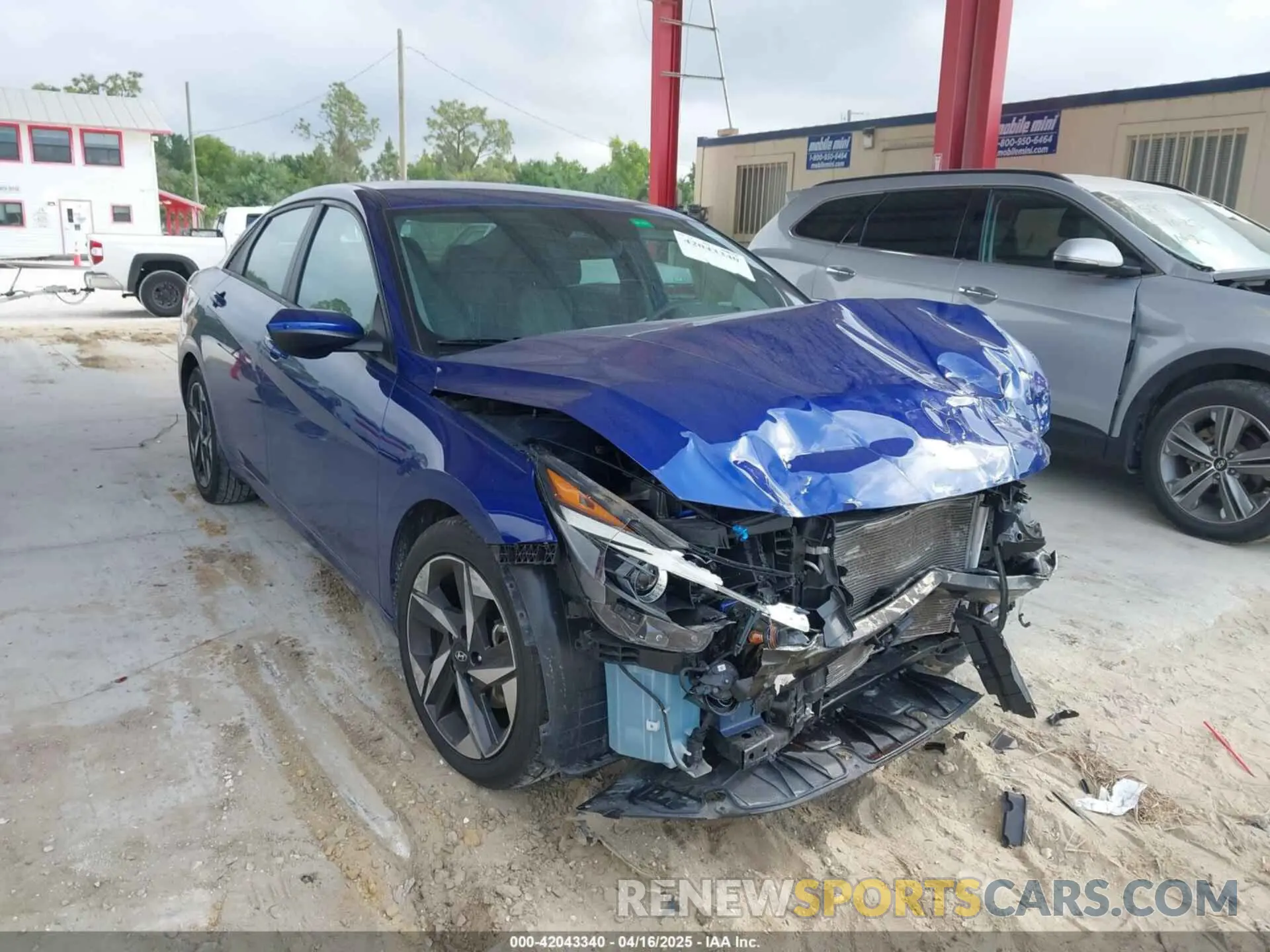 1 fotografías del automóvil dañado 5NPLS4AG9PH099652 HYUNDAI ELANTRA 2023