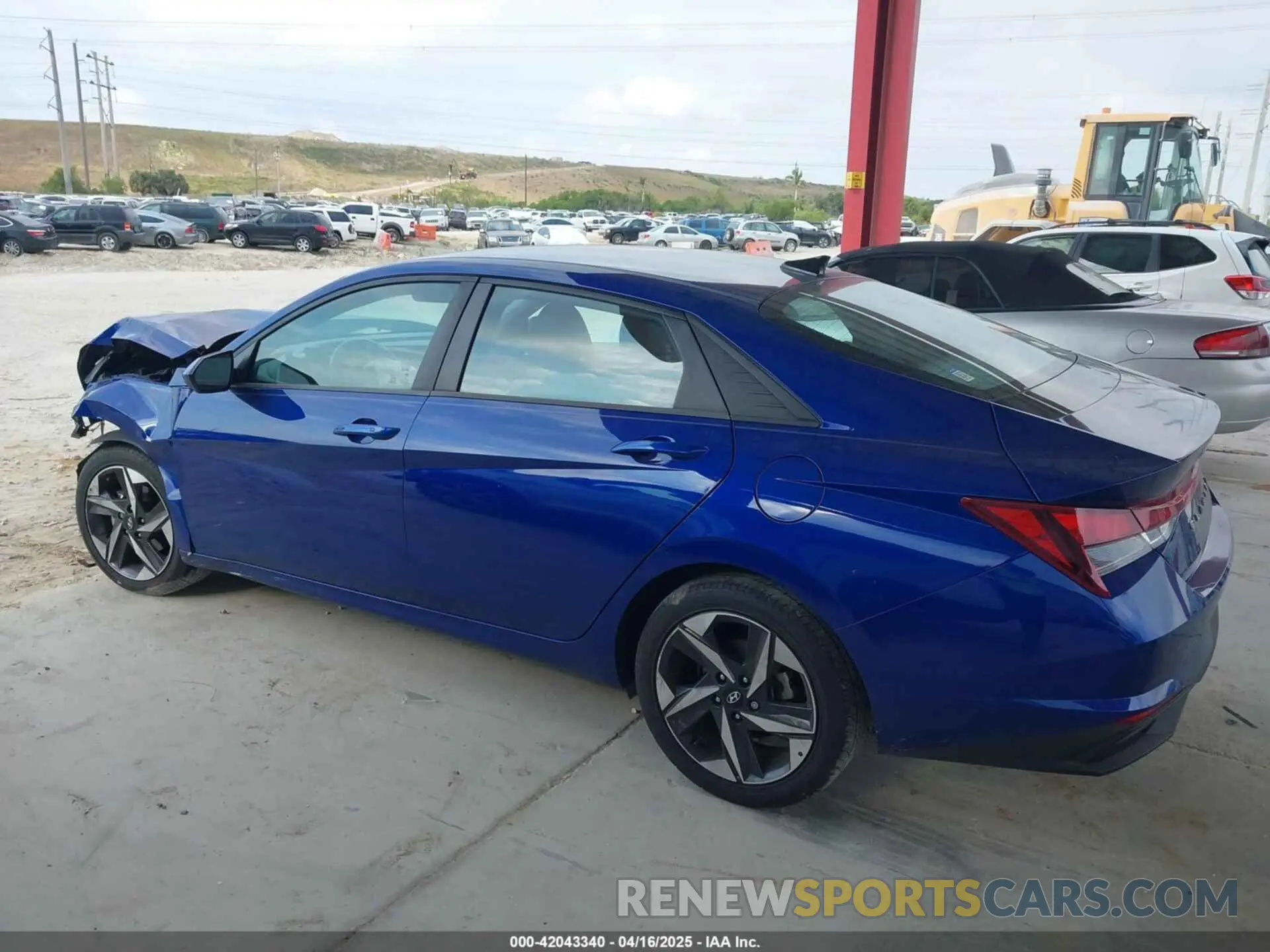 15 fotografías del automóvil dañado 5NPLS4AG9PH099652 HYUNDAI ELANTRA 2023