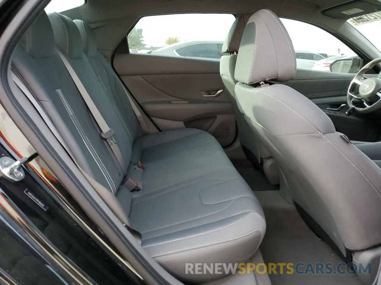 10 fotografías del automóvil dañado 5NPLS4AG9PH106650 HYUNDAI ELANTRA 2023