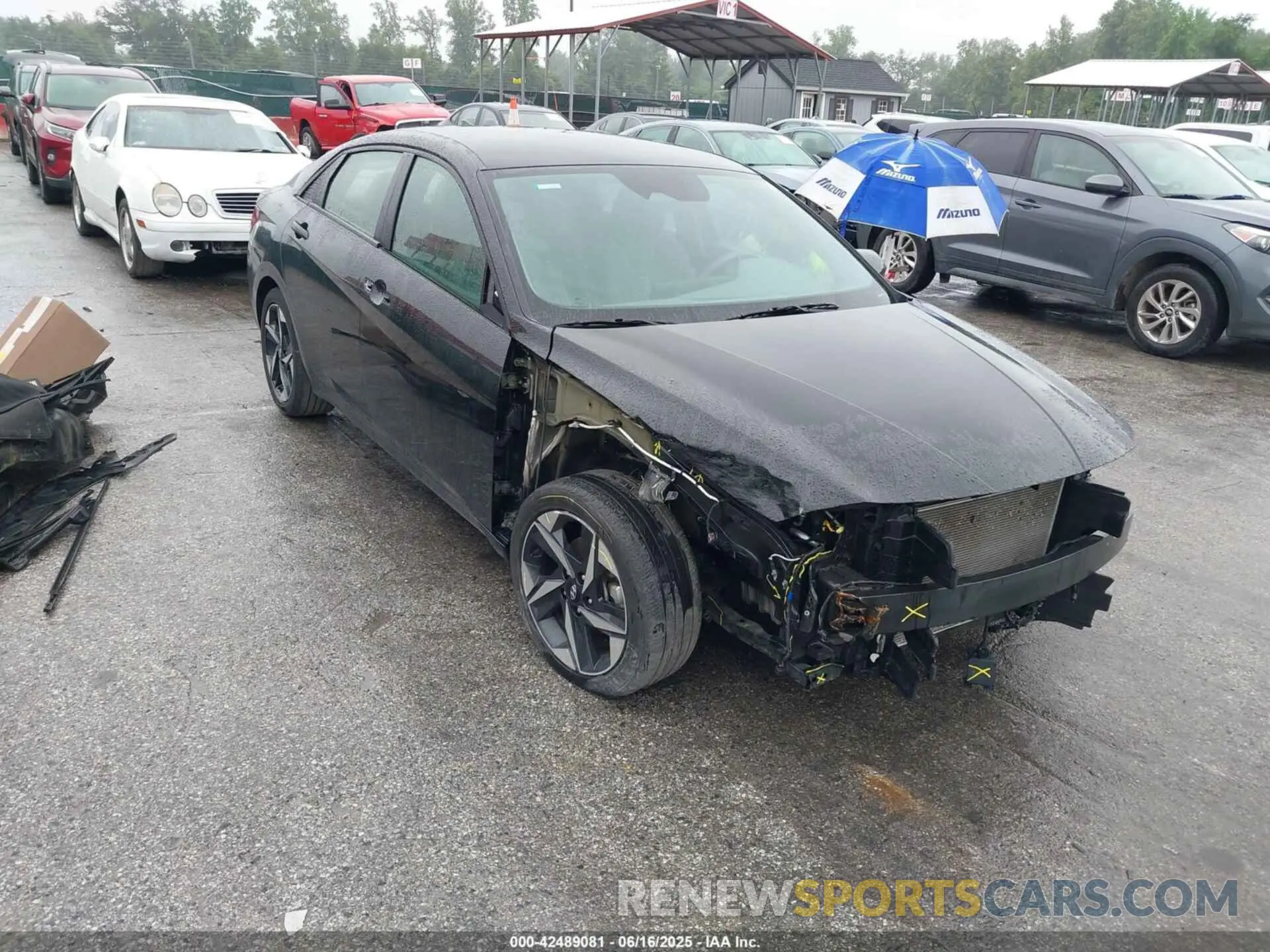 1 fotografías del automóvil dañado 5NPLS4AG9PH111699 HYUNDAI ELANTRA 2023