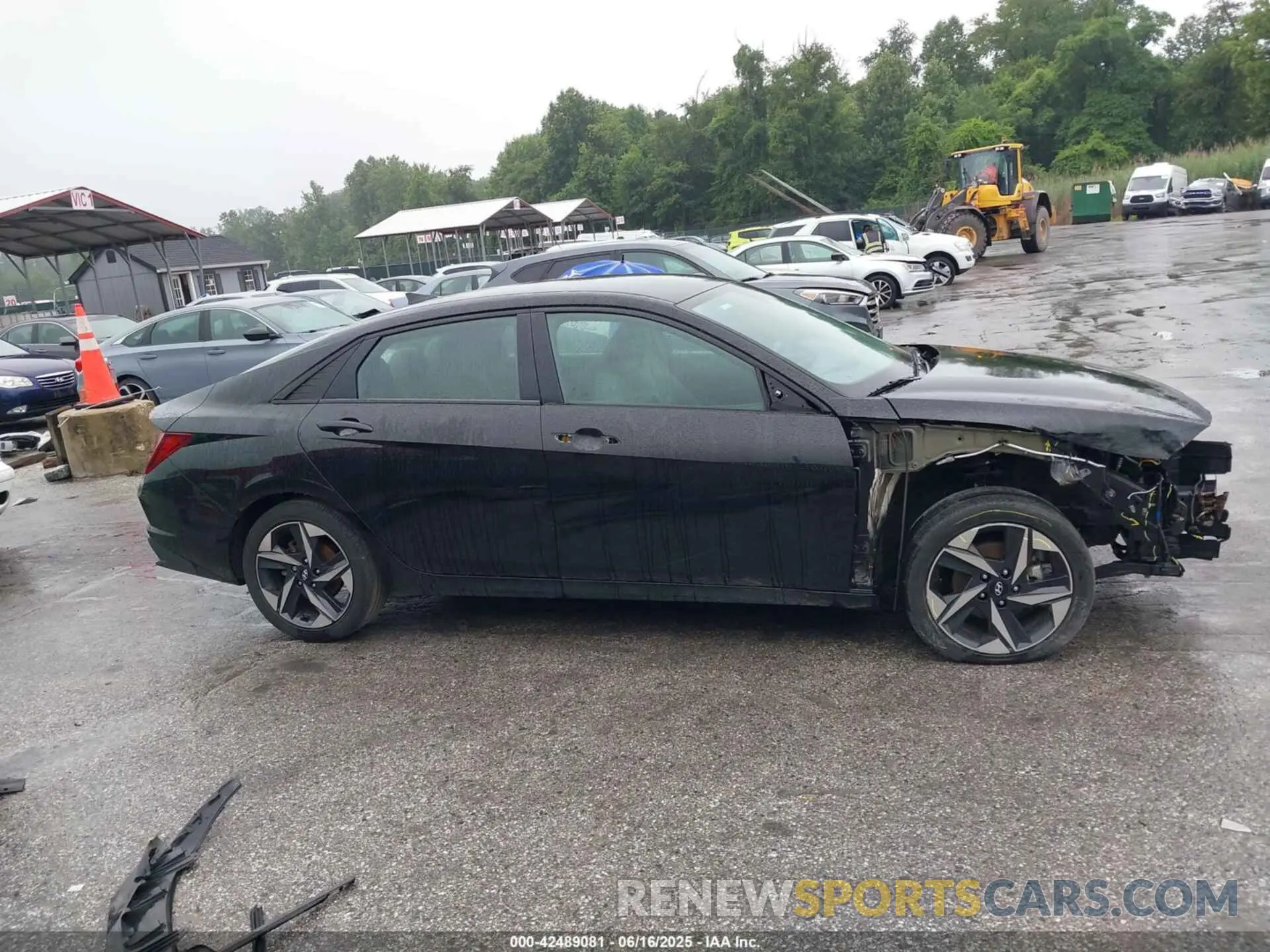 14 fotografías del automóvil dañado 5NPLS4AG9PH111699 HYUNDAI ELANTRA 2023