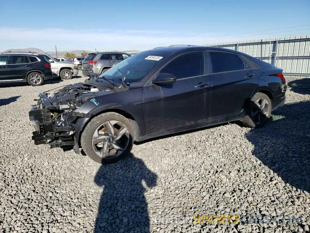 1 fotografías del automóvil dañado 5NPLS4AG9PH113484 HYUNDAI ELANTRA 2023