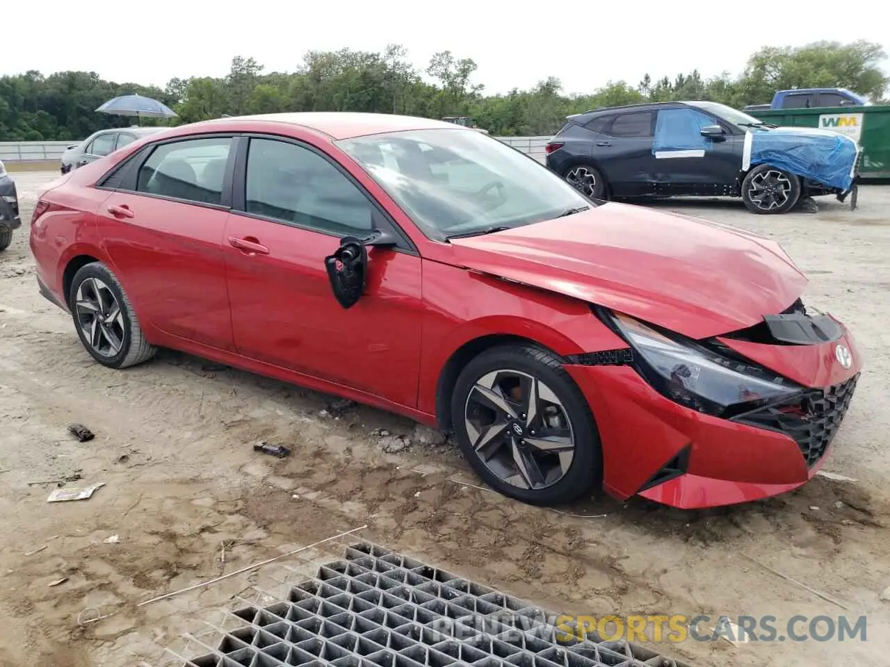 4 fotografías del automóvil dañado 5NPLS4AGXPH097103 HYUNDAI ELANTRA 2023