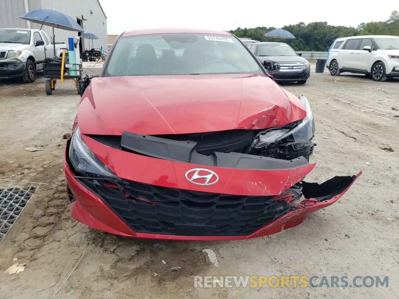 5 fotografías del automóvil dañado 5NPLS4AGXPH097103 HYUNDAI ELANTRA 2023