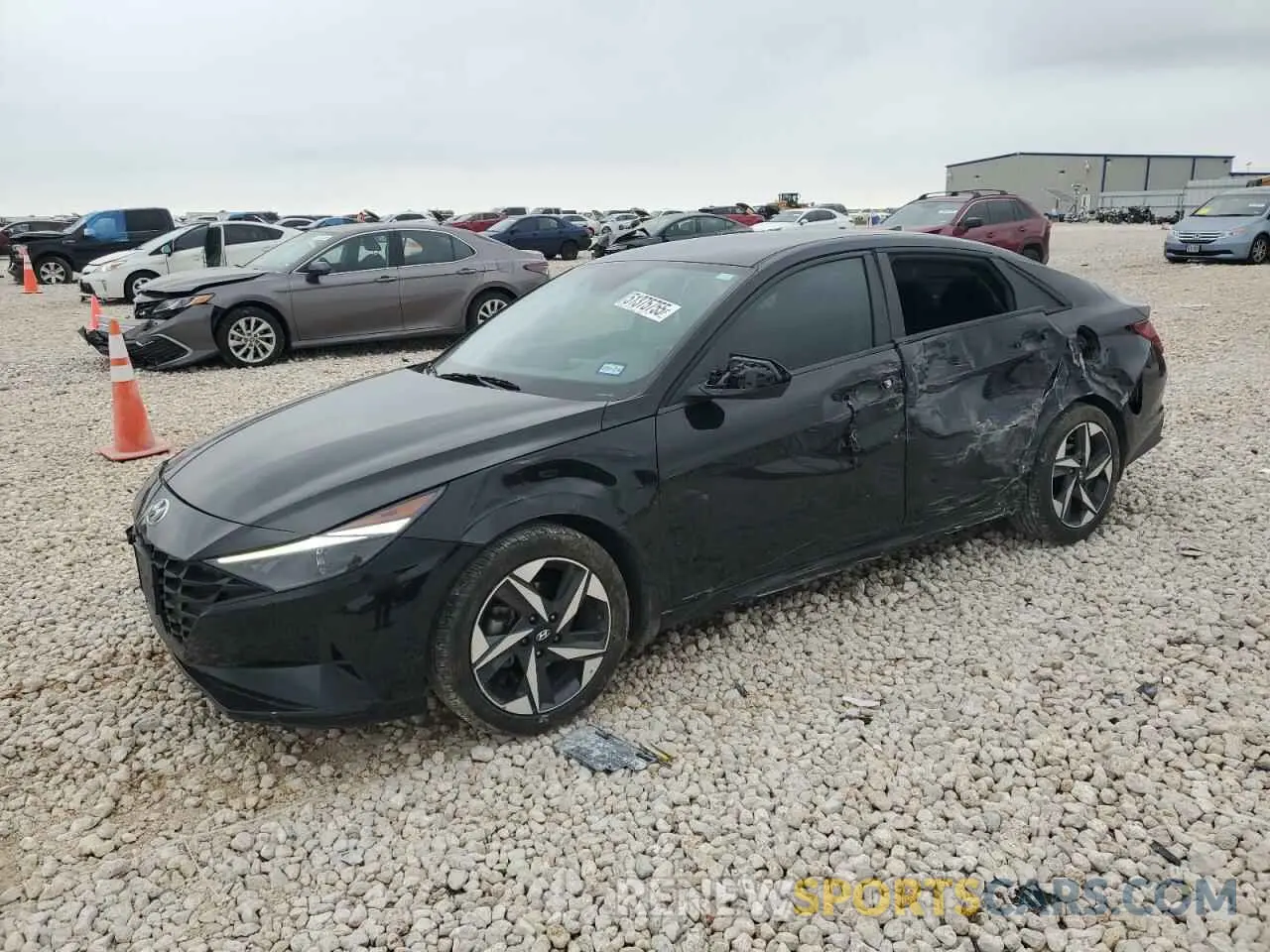 1 fotografías del automóvil dañado 5NPLS4AGXPH099448 HYUNDAI ELANTRA 2023