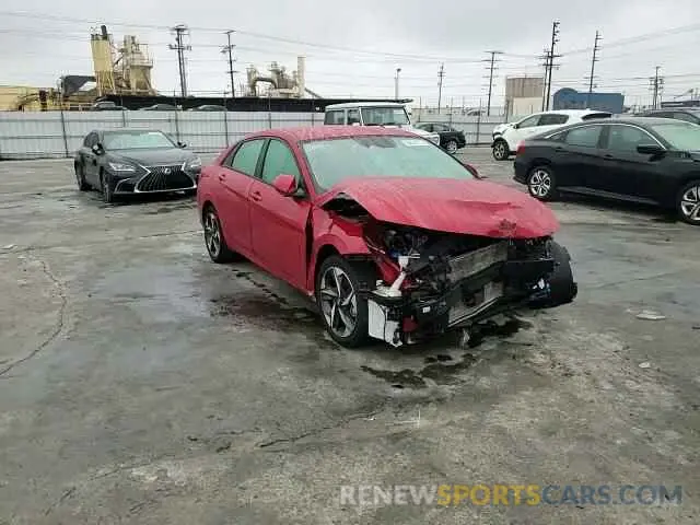 11 fotografías del automóvil dañado 5NPLS4AGXPH106480 HYUNDAI ELANTRA 2023