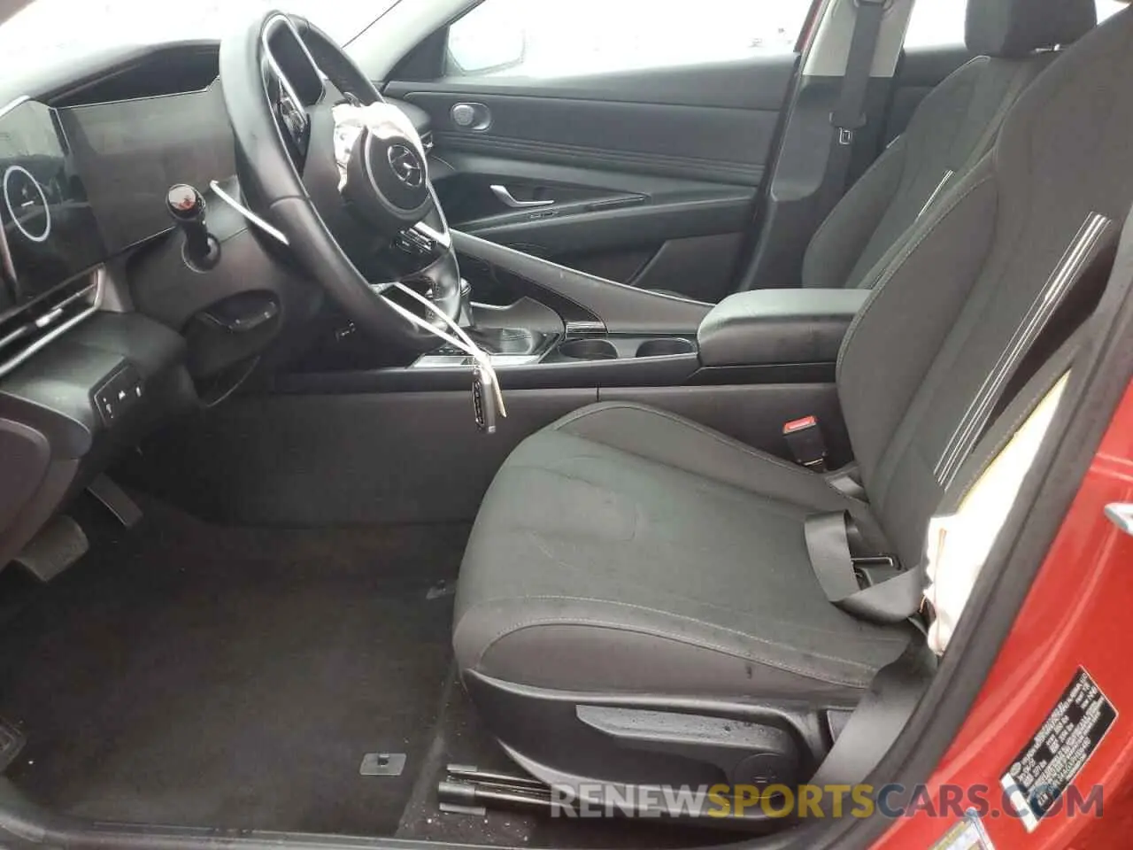 7 fotografías del automóvil dañado 5NPLS4AGXPH106480 HYUNDAI ELANTRA 2023