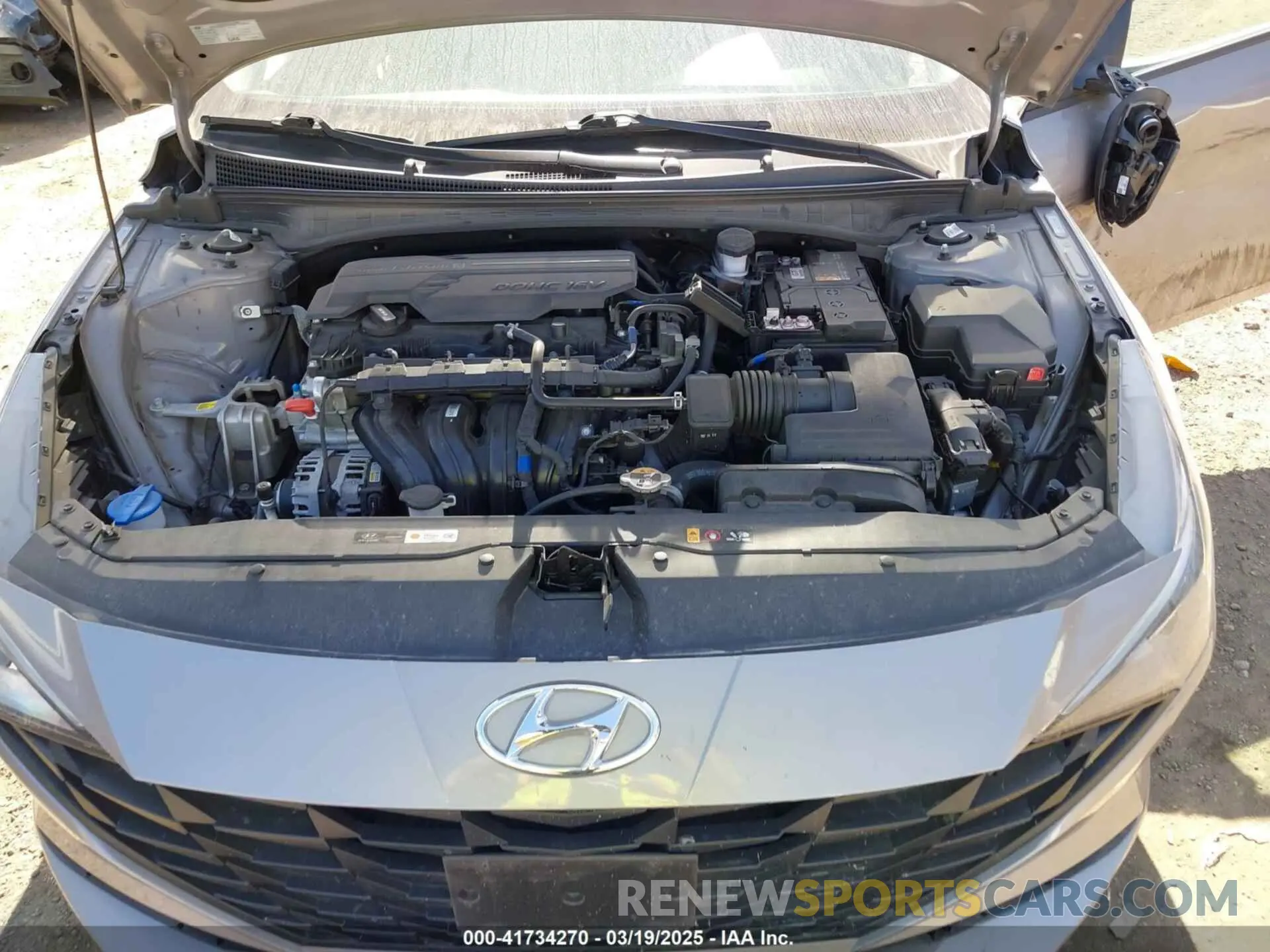 10 fotografías del automóvil dañado KMHLL4AG1PU454862 HYUNDAI ELANTRA 2023