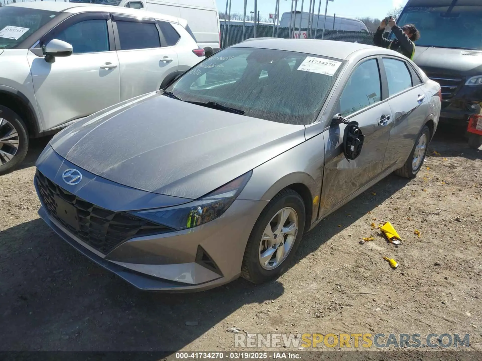 2 fotografías del automóvil dañado KMHLL4AG1PU454862 HYUNDAI ELANTRA 2023