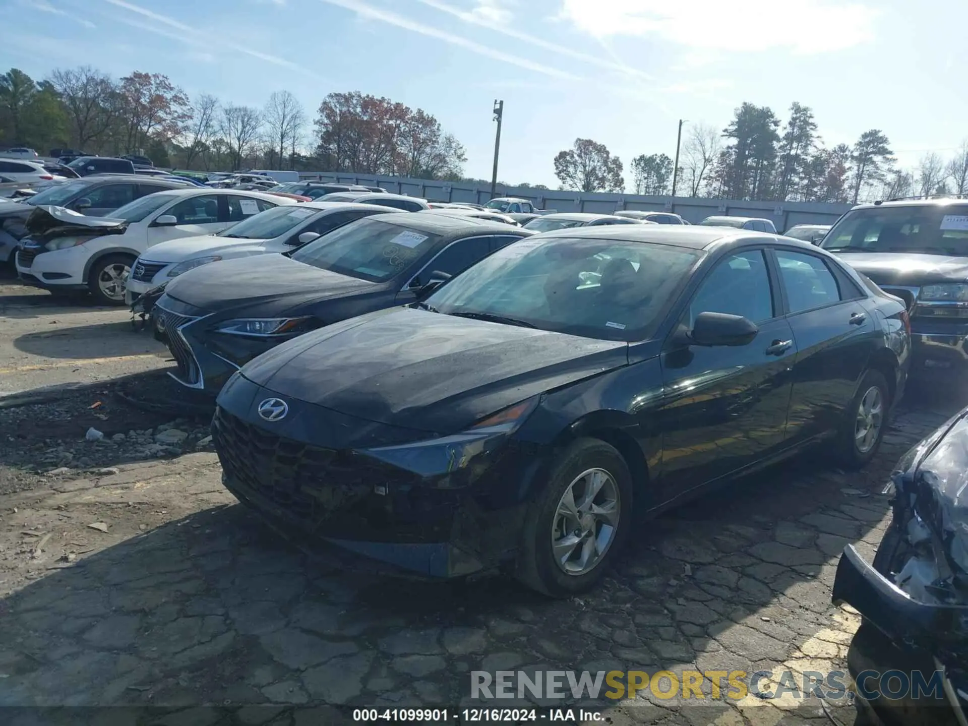 2 fotografías del automóvil dañado KMHLL4AG1PU576184 HYUNDAI ELANTRA 2023