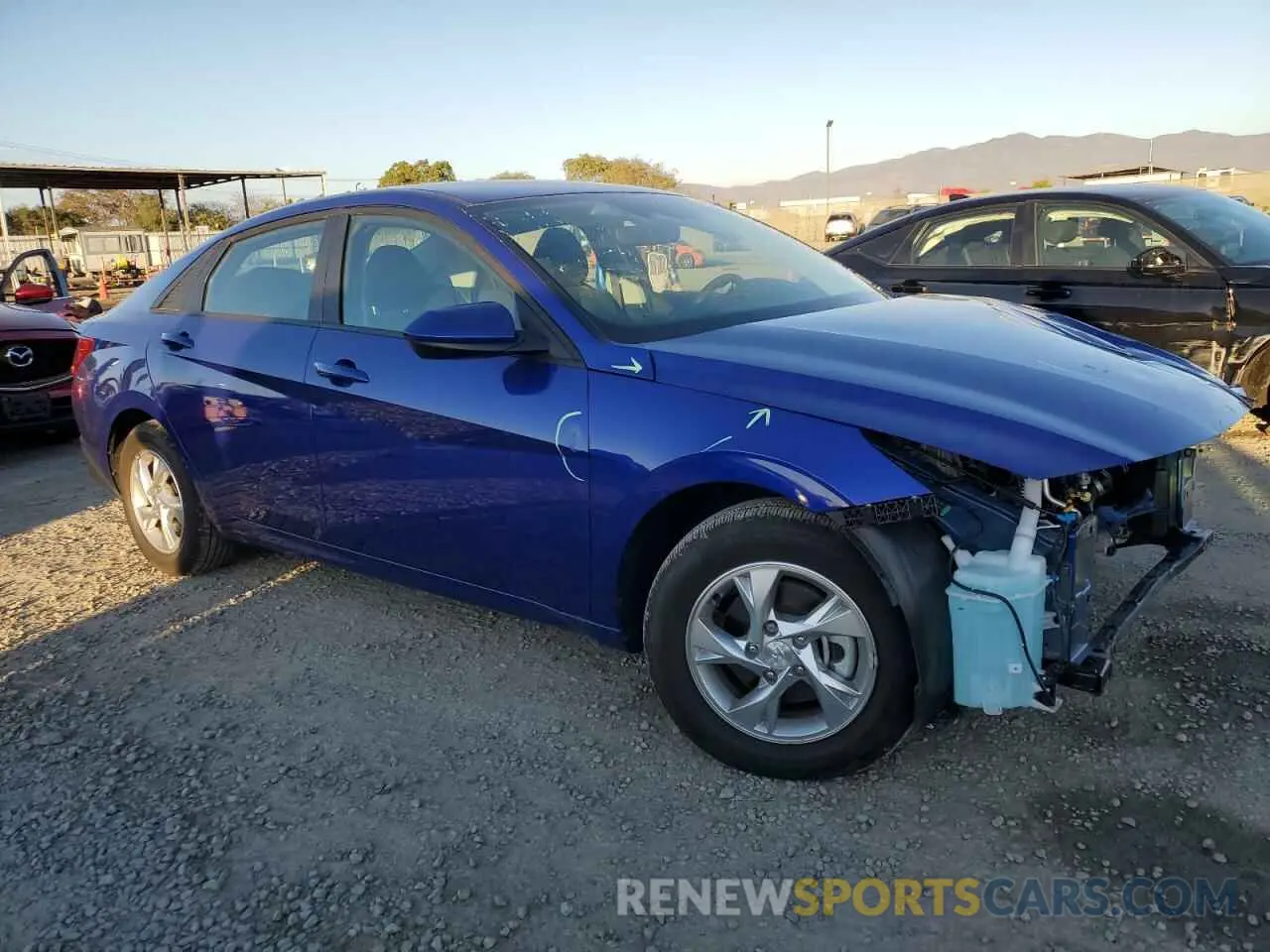 4 fotografías del automóvil dañado KMHLL4AG1PU583197 HYUNDAI ELANTRA 2023