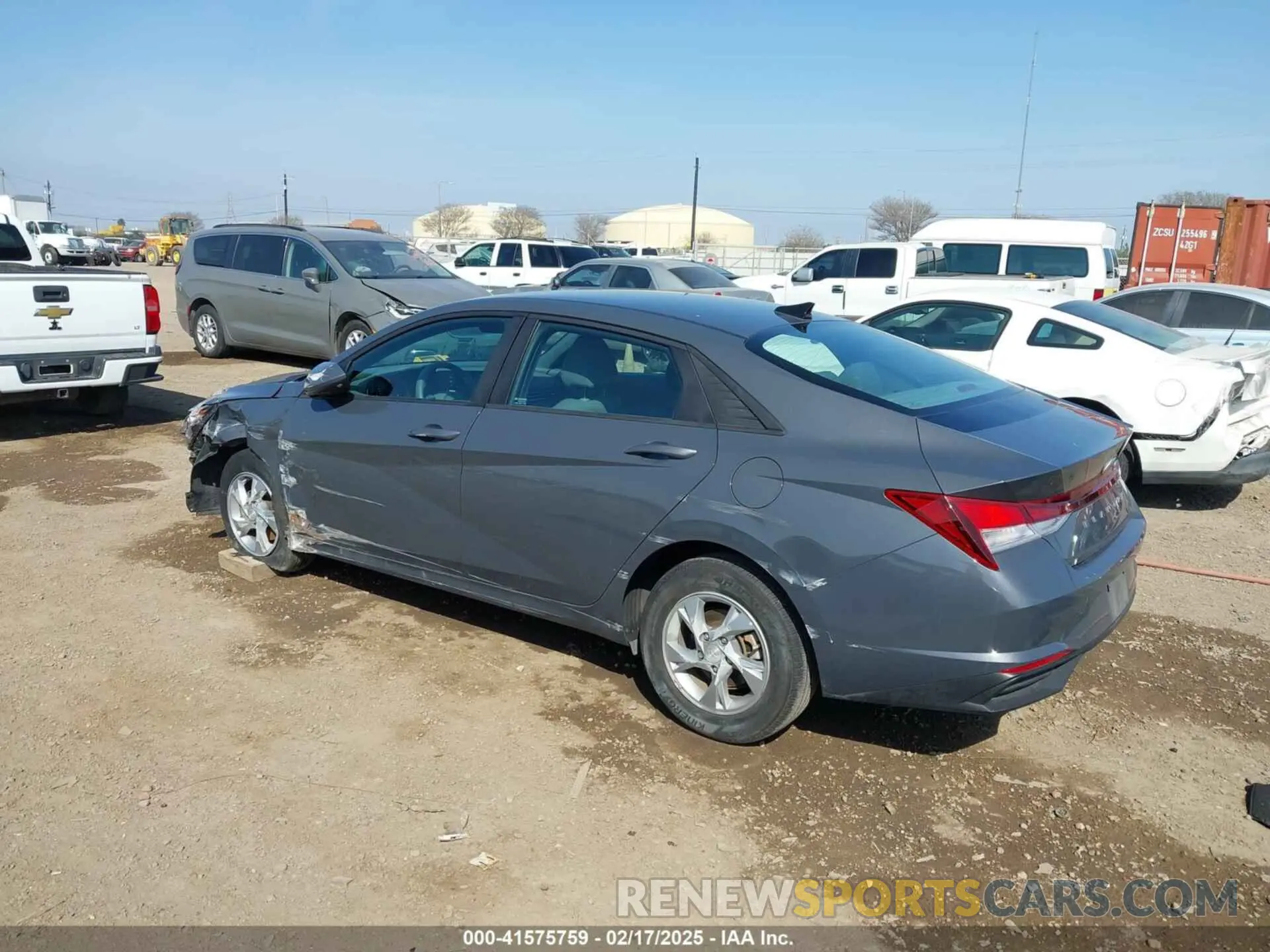 3 fotografías del automóvil dañado KMHLL4AG5PU574213 HYUNDAI ELANTRA 2023