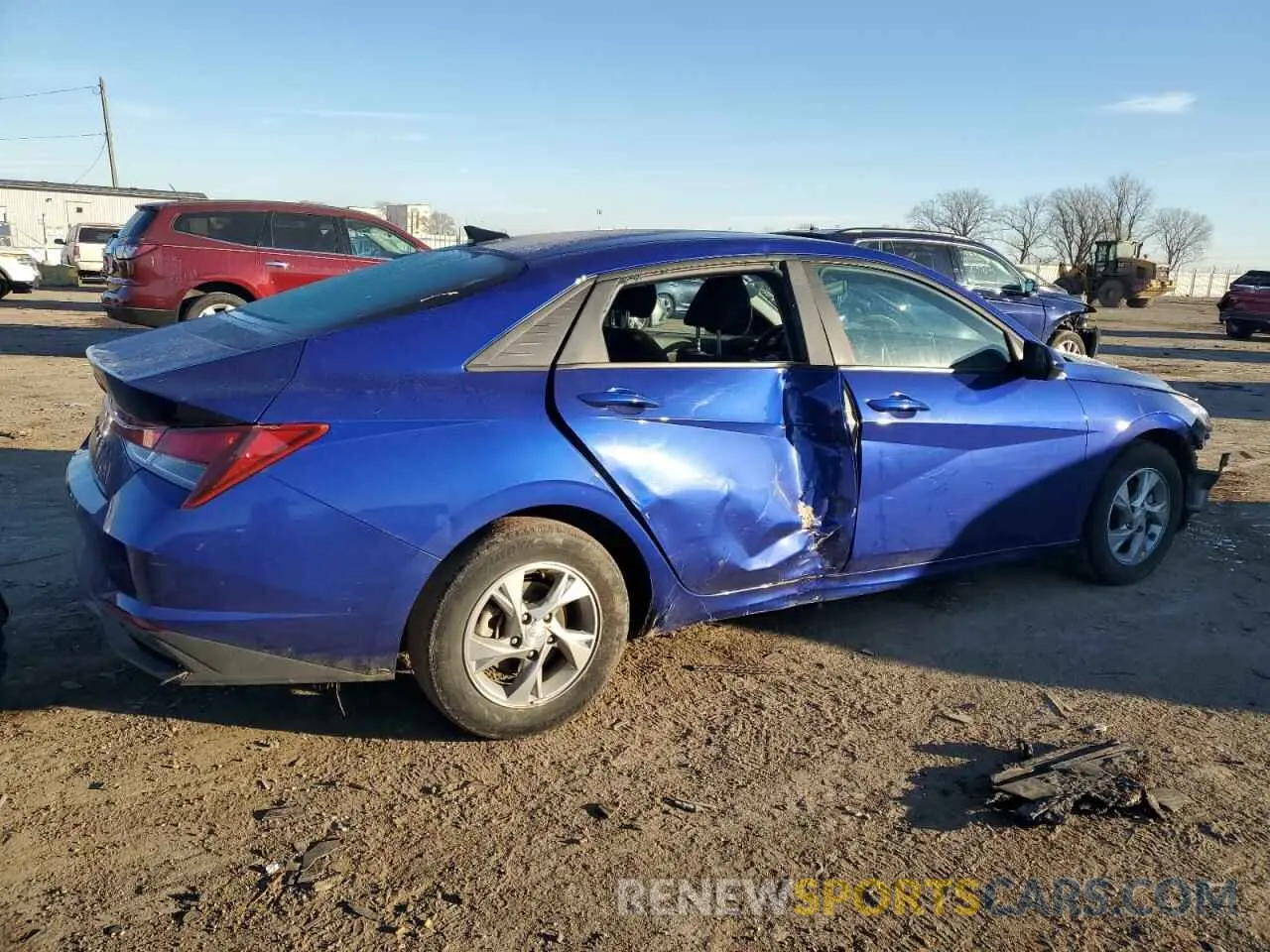 3 fotografías del automóvil dañado KMHLL4AG5PU632448 HYUNDAI ELANTRA 2023