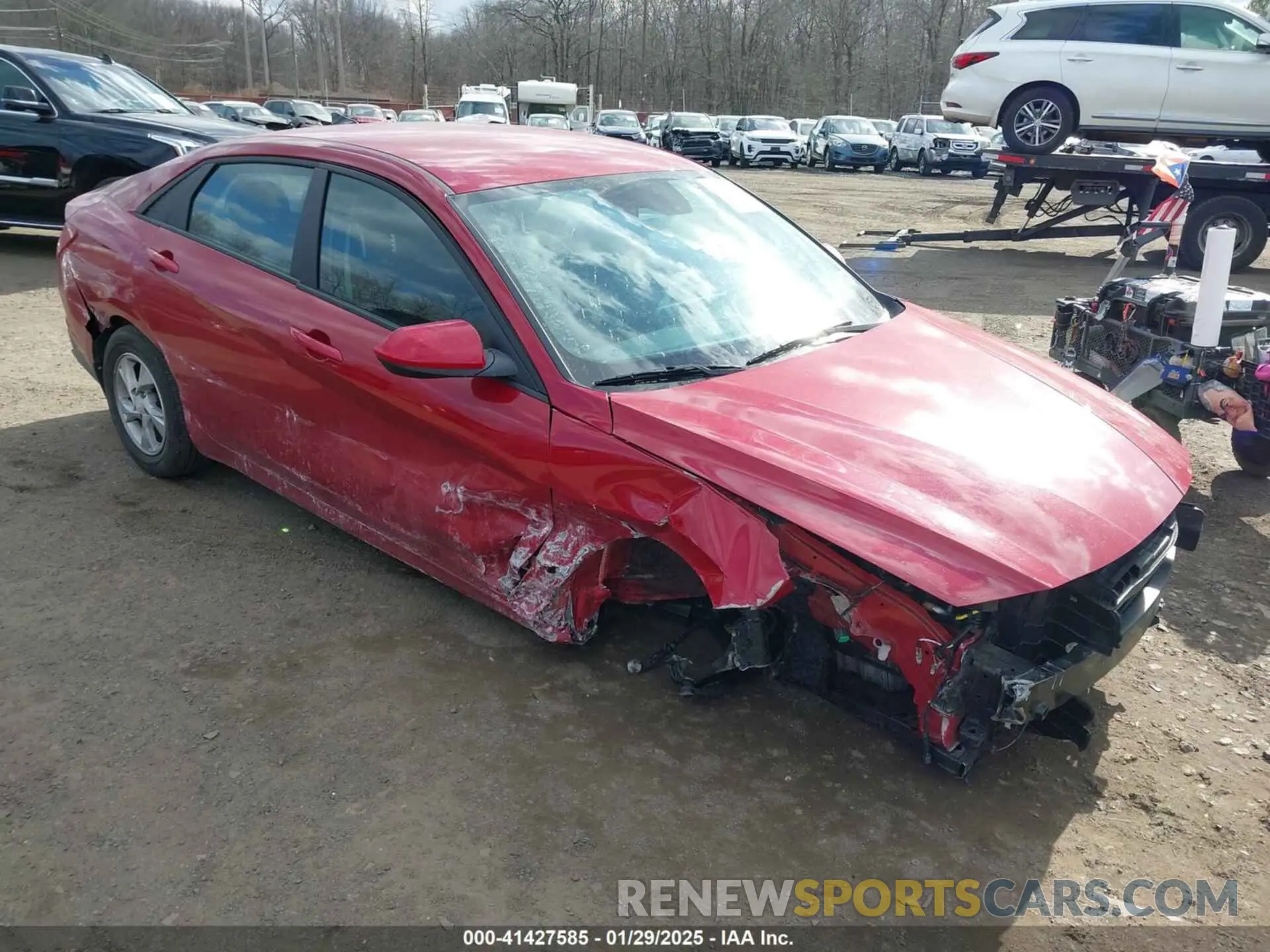 1 fotografías del automóvil dañado KMHLL4AG8PU519867 HYUNDAI ELANTRA 2023