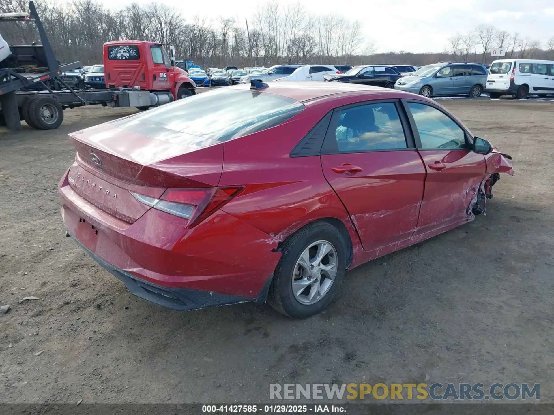4 fotografías del automóvil dañado KMHLL4AG8PU519867 HYUNDAI ELANTRA 2023