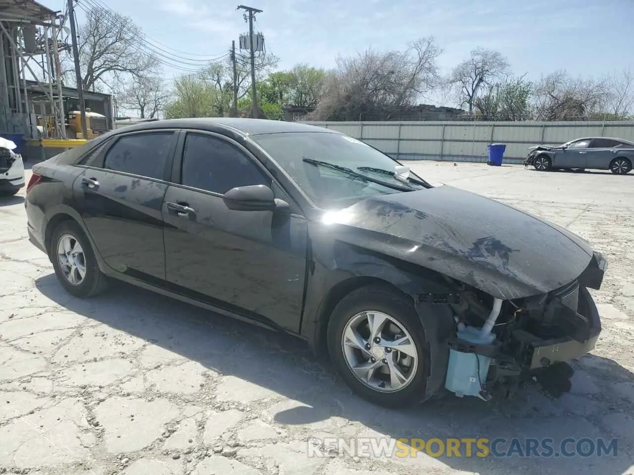 4 fotografías del automóvil dañado KMHLL4AG8PU553632 HYUNDAI ELANTRA 2023