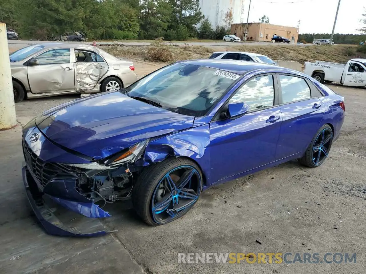 1 fotografías del automóvil dañado KMHLL4AG8PU563187 HYUNDAI ELANTRA 2023