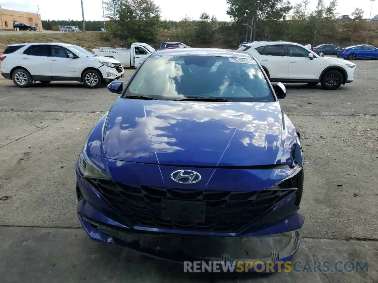 5 fotografías del automóvil dañado KMHLL4AG8PU563187 HYUNDAI ELANTRA 2023