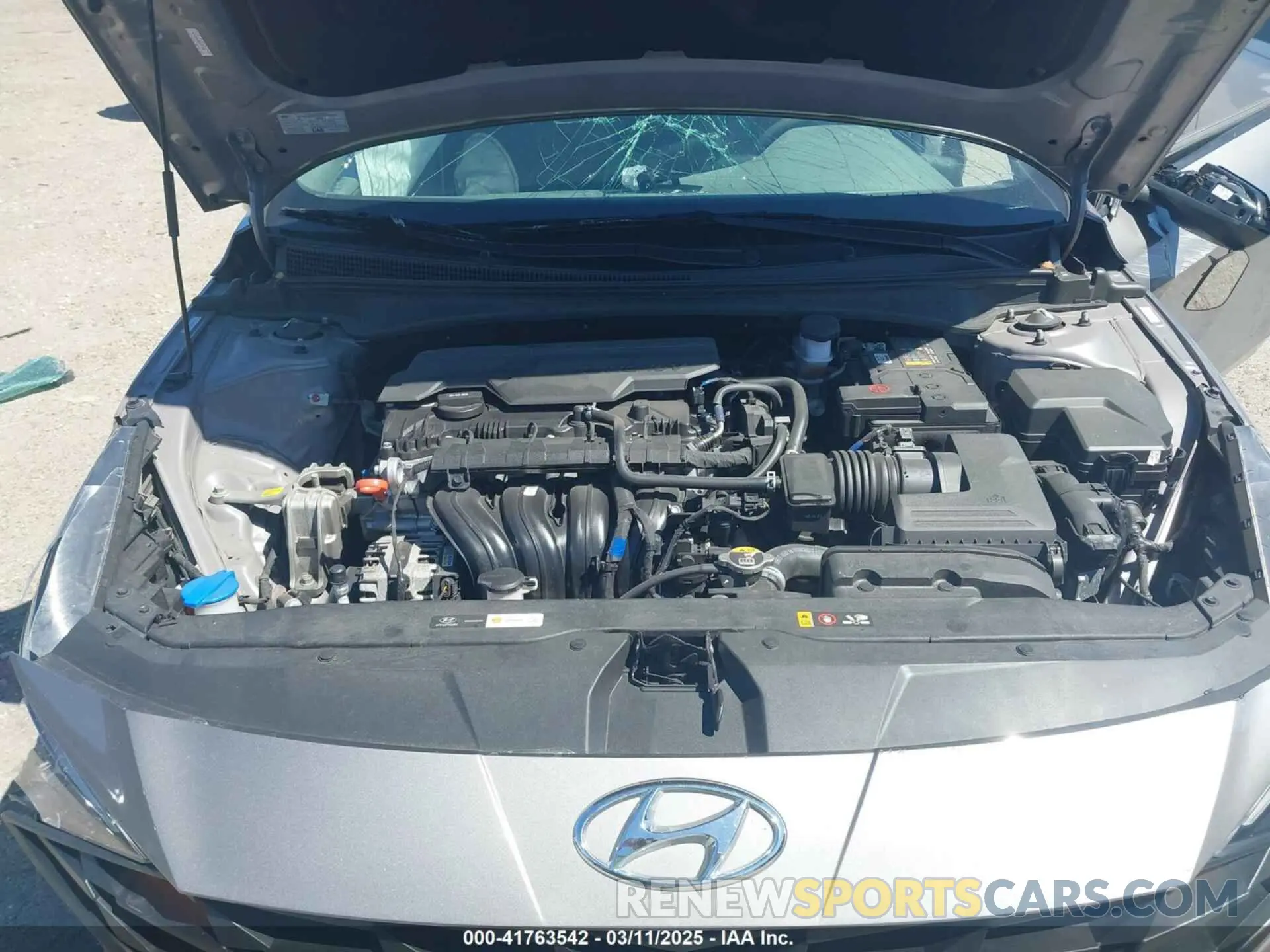 10 fotografías del automóvil dañado KMHLL4AG9PU483378 HYUNDAI ELANTRA 2023