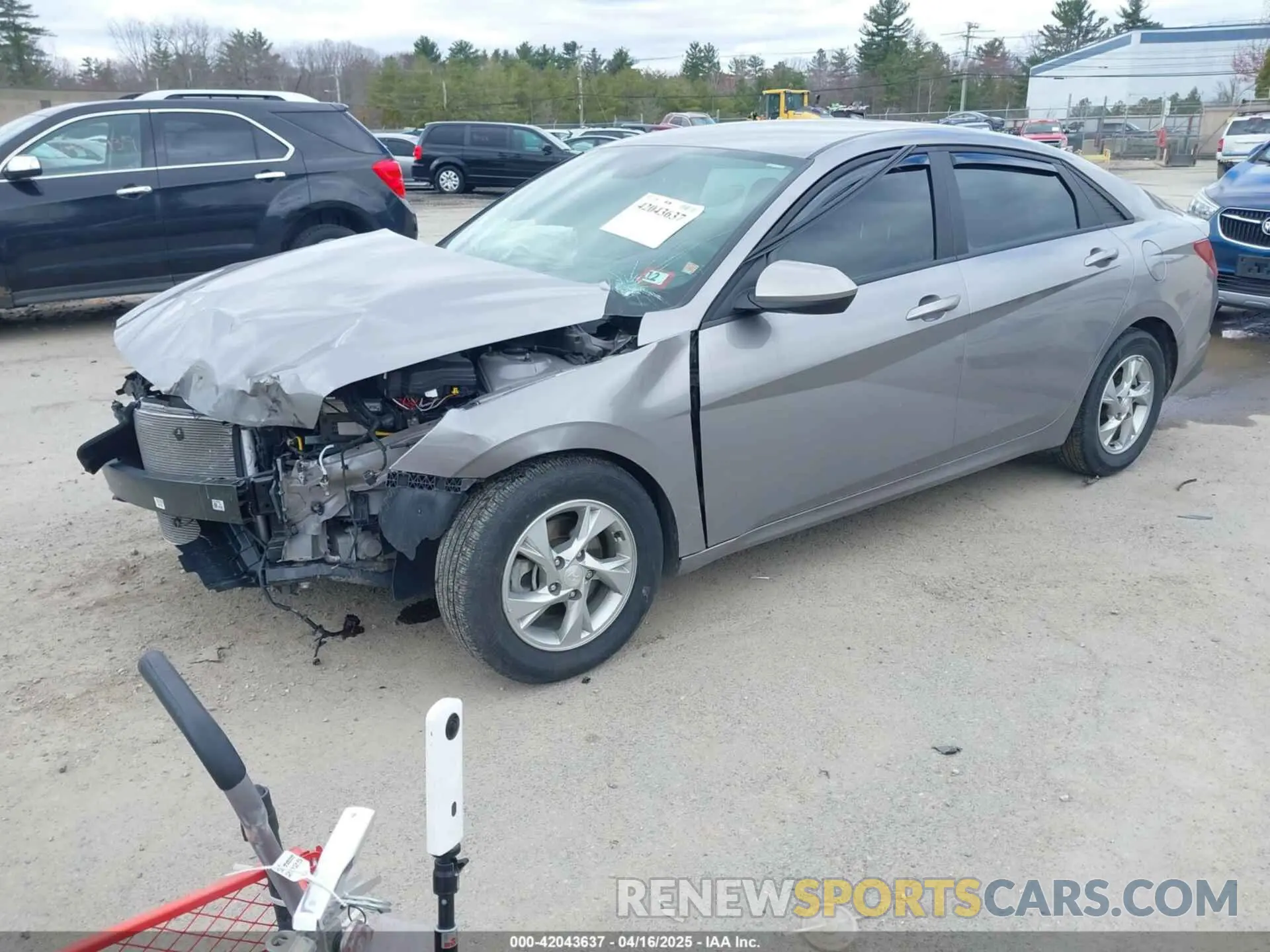 2 fotografías del automóvil dañado KMHLL4AG9PU630122 HYUNDAI ELANTRA 2023