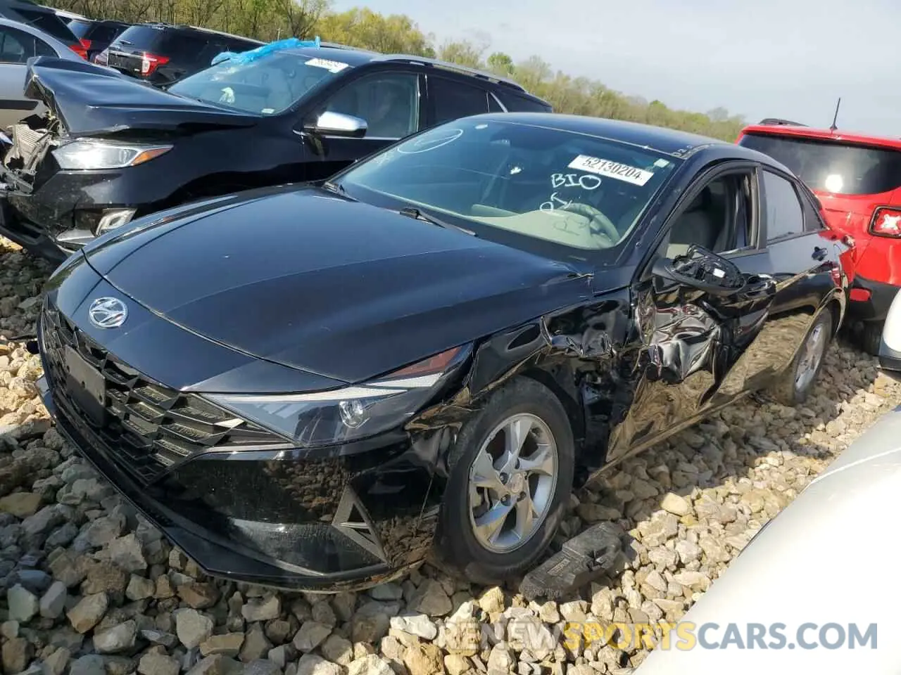 1 fotografías del automóvil dañado KMHLL4AGXPU394886 HYUNDAI ELANTRA 2023