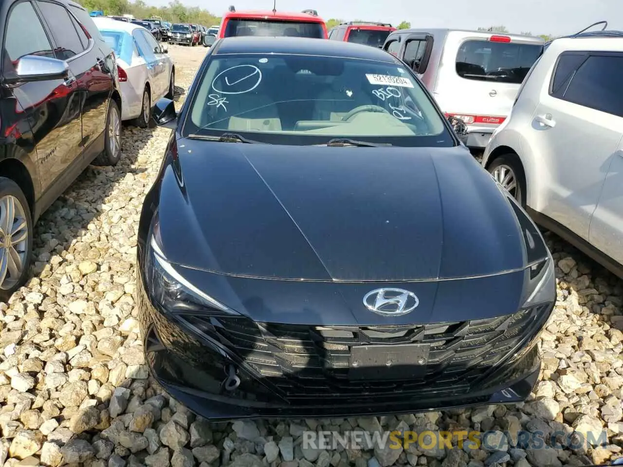 5 fotografías del automóvil dañado KMHLL4AGXPU394886 HYUNDAI ELANTRA 2023