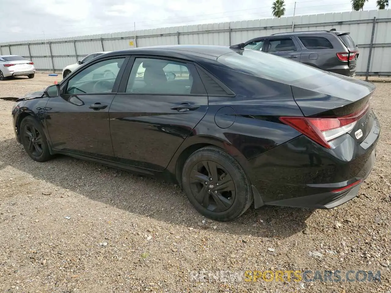 2 fotografías del automóvil dañado KMHLM4AG0PU448550 HYUNDAI ELANTRA 2023