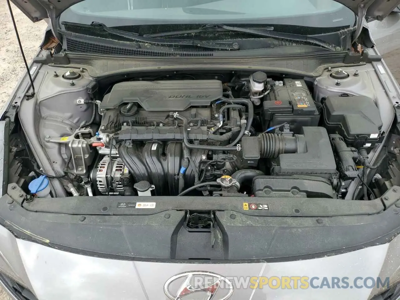 11 fotografías del automóvil dañado KMHLM4AG0PU457426 HYUNDAI ELANTRA 2023