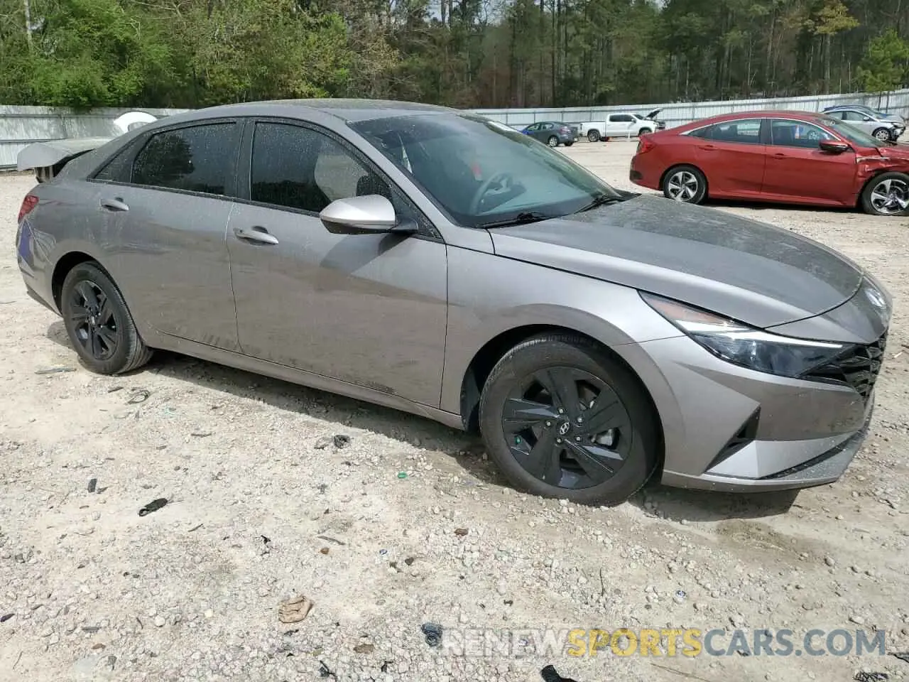 4 fotografías del automóvil dañado KMHLM4AG0PU457426 HYUNDAI ELANTRA 2023