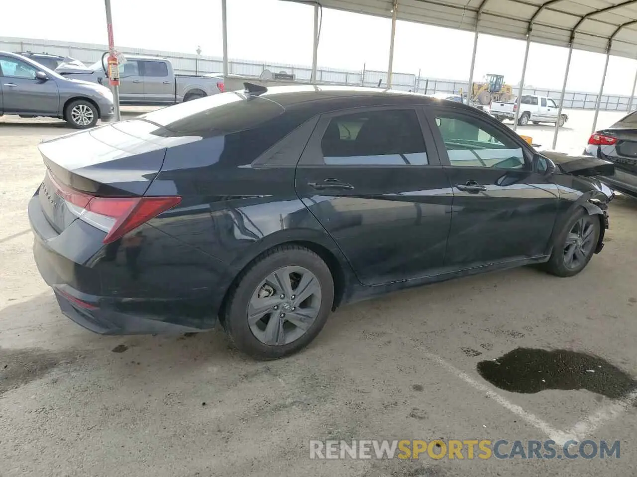 3 fotografías del automóvil dañado KMHLM4AG1PU373079 HYUNDAI ELANTRA 2023