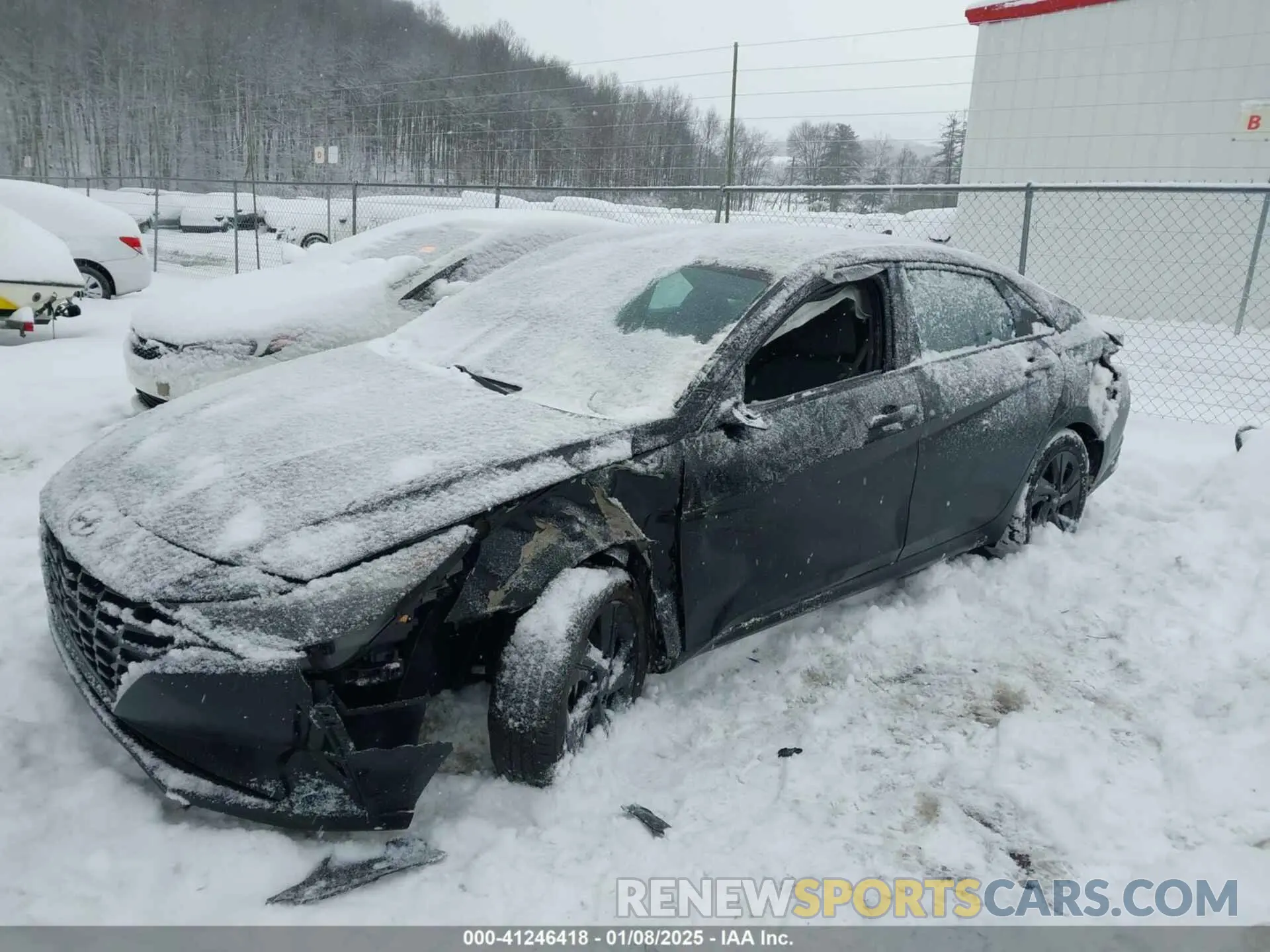 2 fotografías del automóvil dañado KMHLM4AG1PU381747 HYUNDAI ELANTRA 2023
