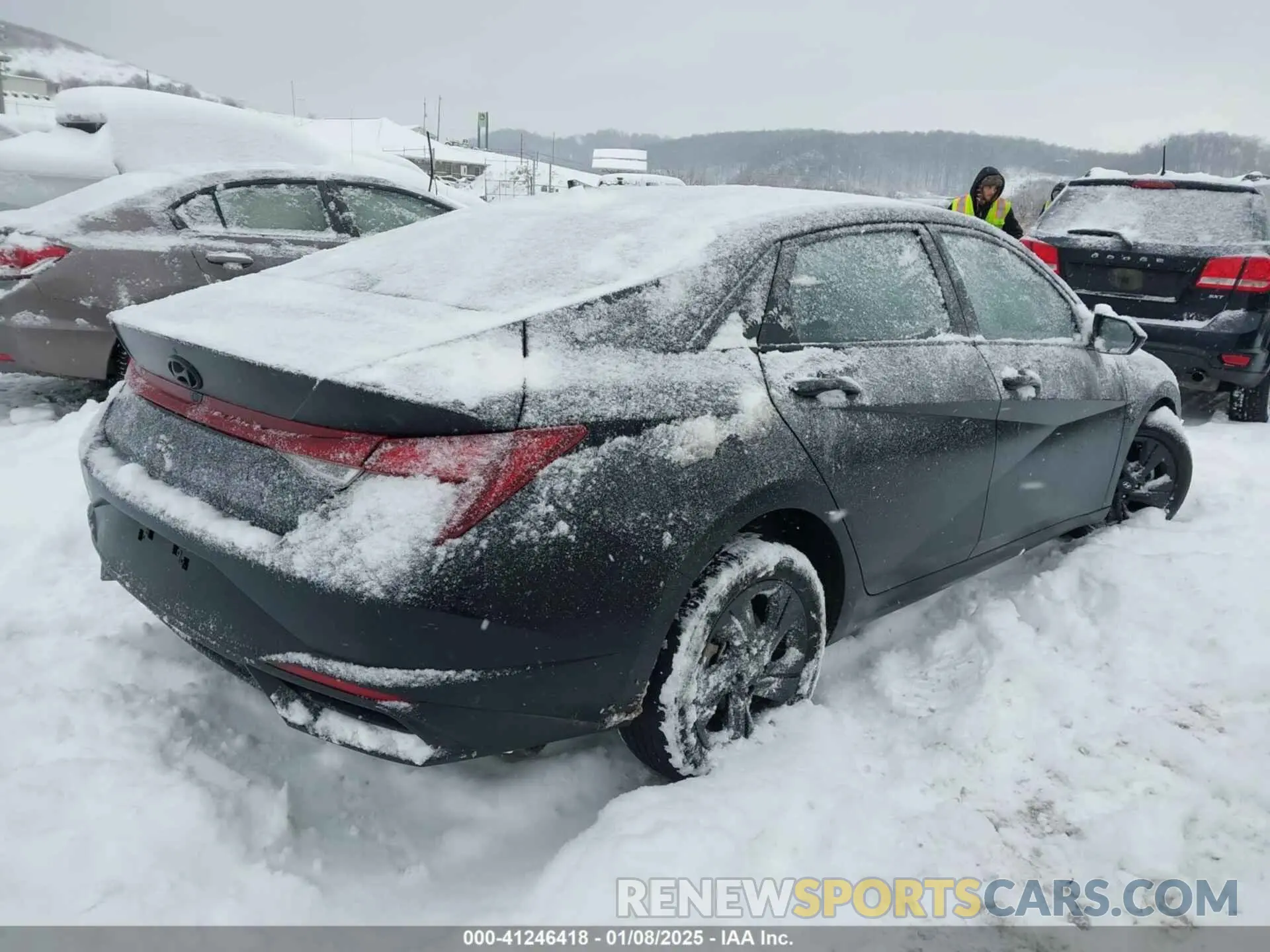 4 fotografías del automóvil dañado KMHLM4AG1PU381747 HYUNDAI ELANTRA 2023
