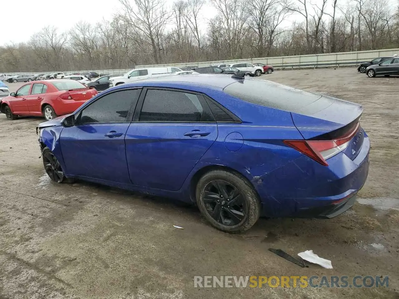 2 fotografías del automóvil dañado KMHLM4AG1PU393235 HYUNDAI ELANTRA 2023