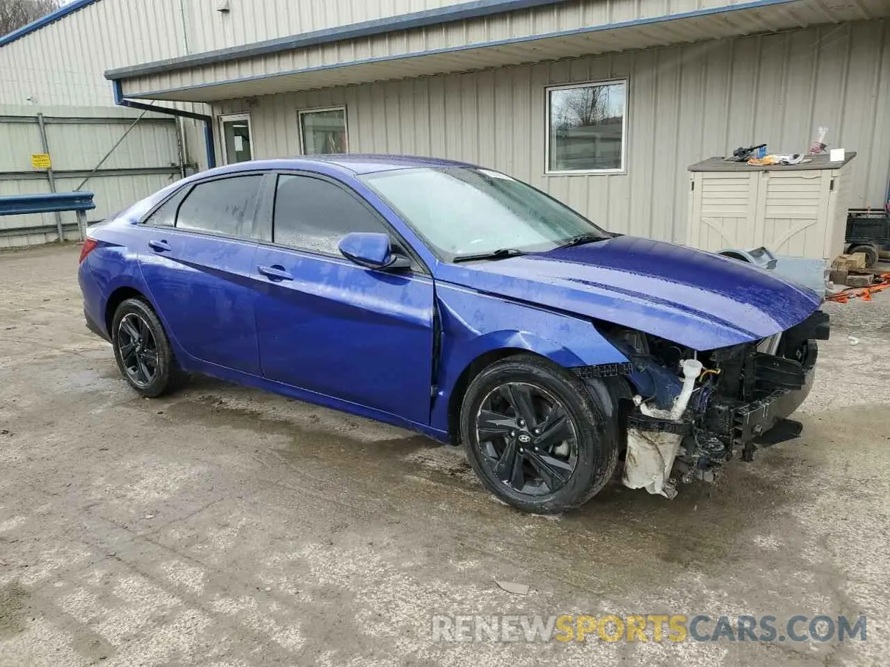 4 fotografías del automóvil dañado KMHLM4AG1PU393235 HYUNDAI ELANTRA 2023