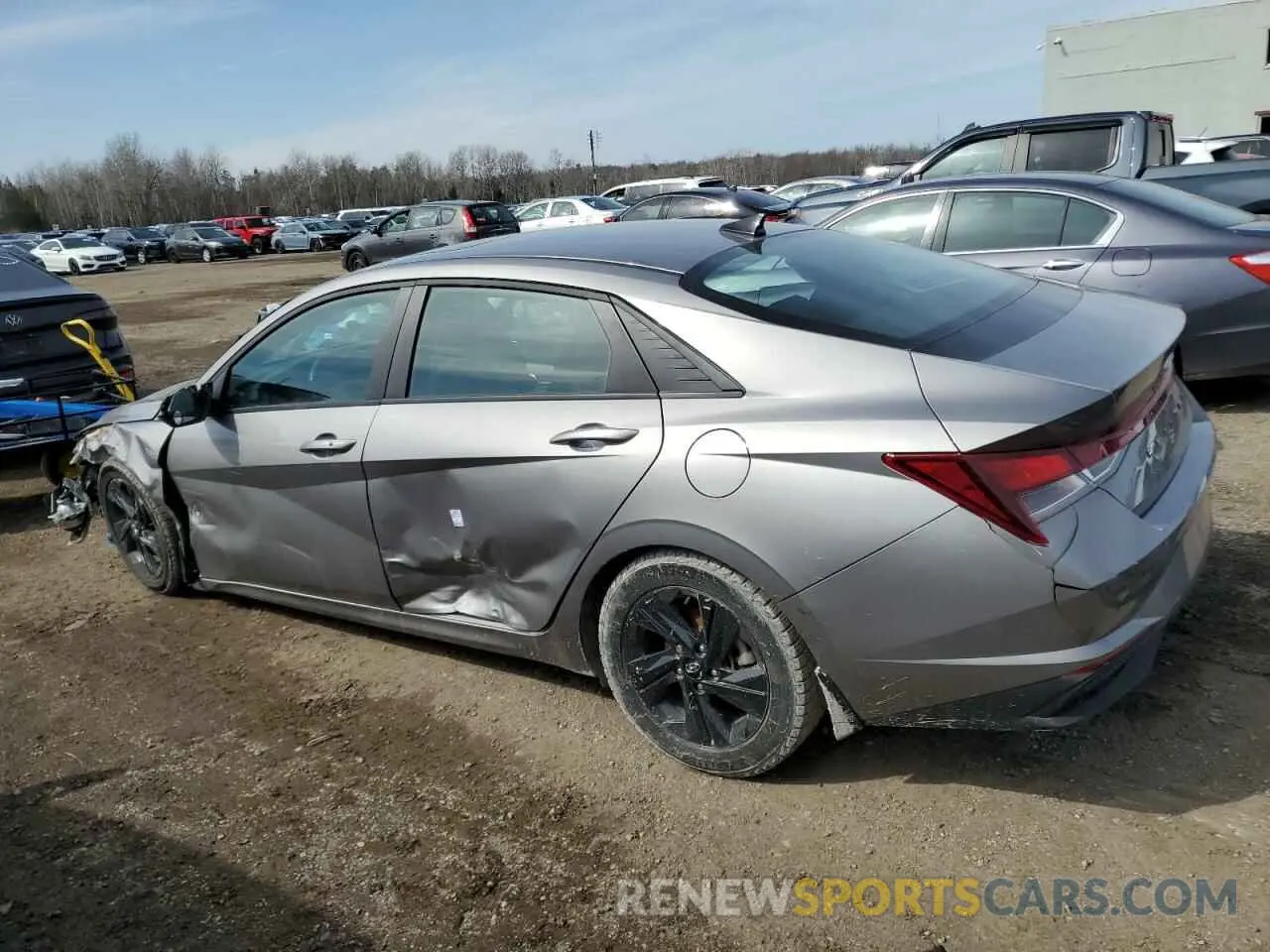 2 fotografías del automóvil dañado KMHLM4AG1PU398760 HYUNDAI ELANTRA 2023