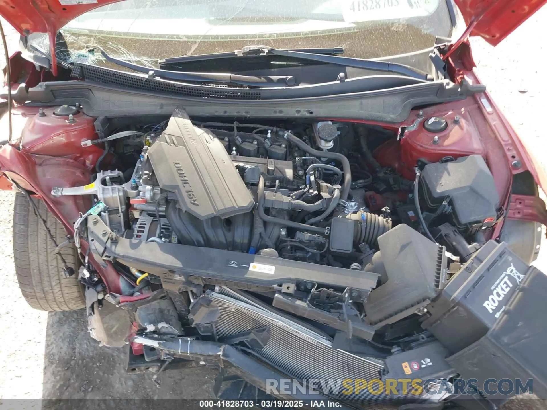 10 fotografías del automóvil dañado KMHLM4AG1PU431675 HYUNDAI ELANTRA 2023