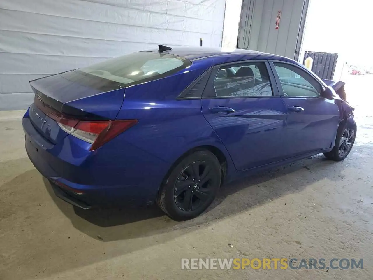 3 fotografías del automóvil dañado KMHLM4AG2PU437663 HYUNDAI ELANTRA 2023