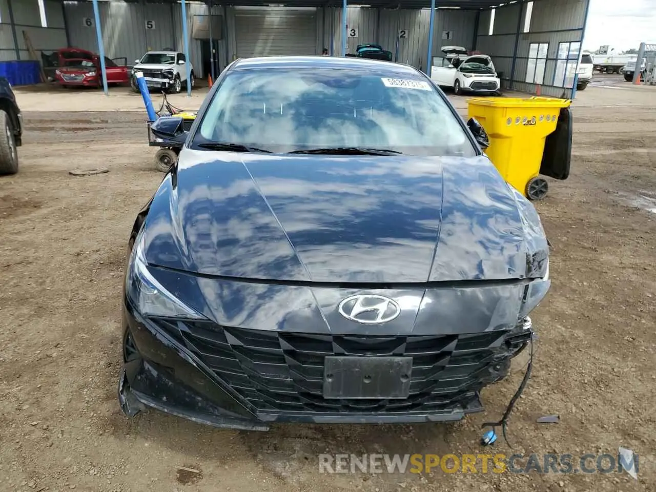 5 fotografías del automóvil dañado KMHLM4AG3PU372242 HYUNDAI ELANTRA 2023