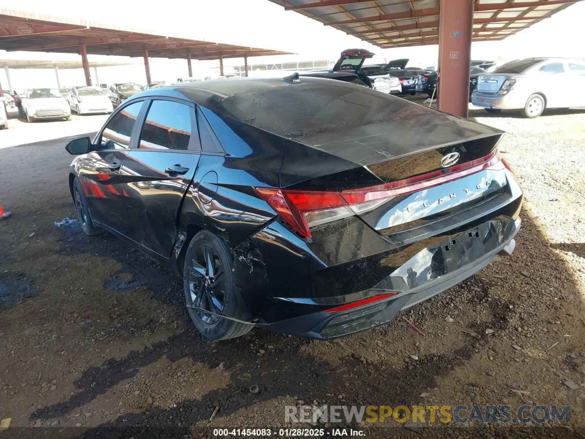 3 fotografías del automóvil dañado KMHLM4AG3PU439549 HYUNDAI ELANTRA 2023