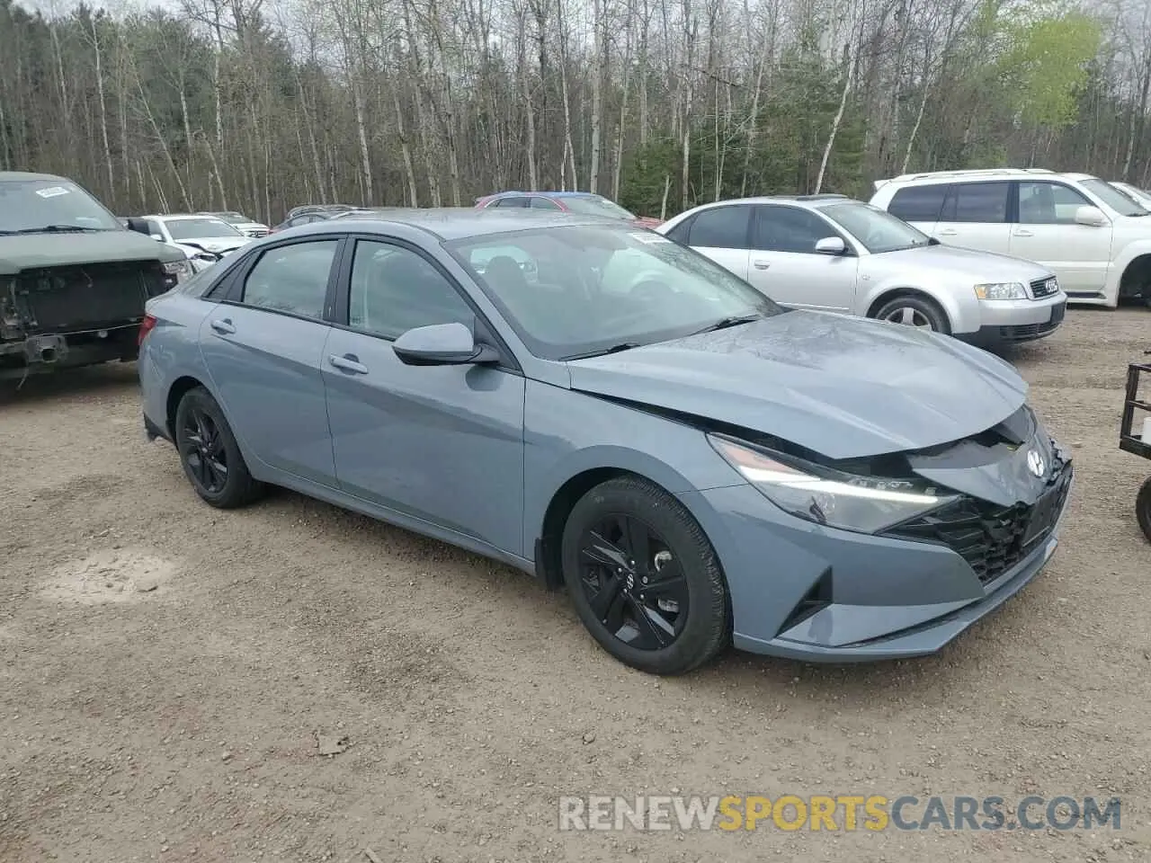 4 fotografías del automóvil dañado KMHLM4AG3PU449336 HYUNDAI ELANTRA 2023