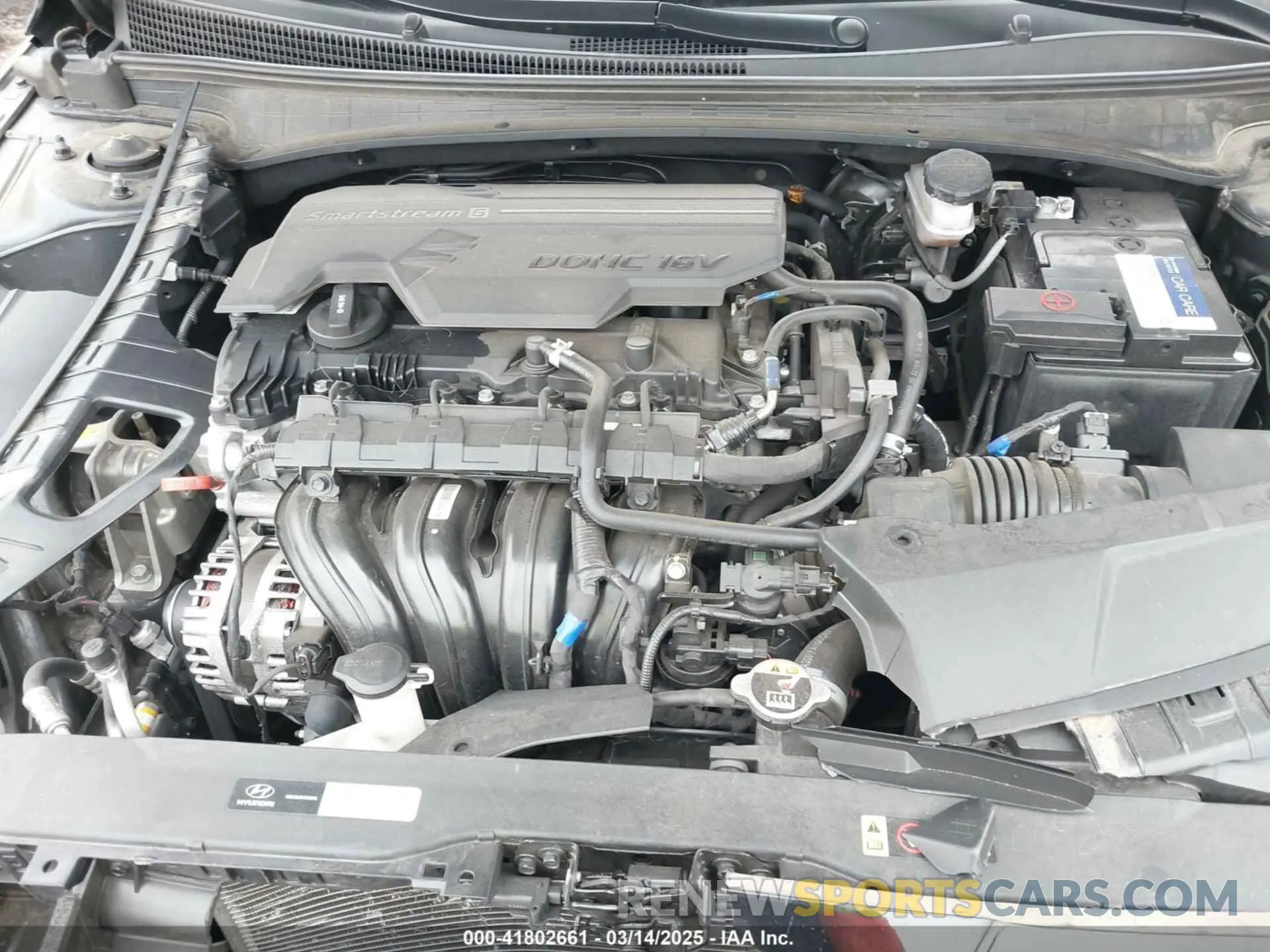 10 fotografías del automóvil dañado KMHLM4AG3PU502245 HYUNDAI ELANTRA 2023