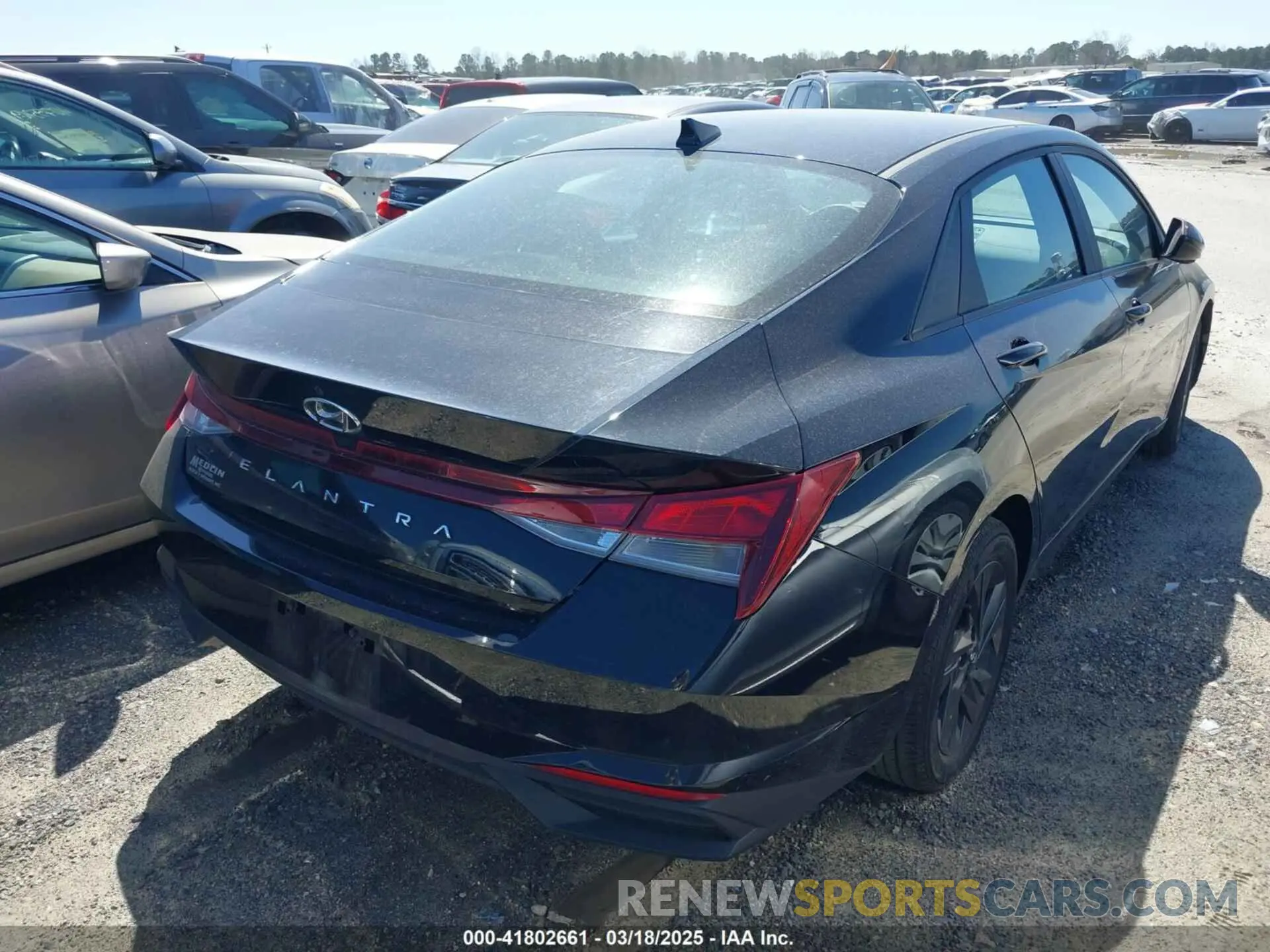 4 fotografías del automóvil dañado KMHLM4AG3PU502245 HYUNDAI ELANTRA 2023