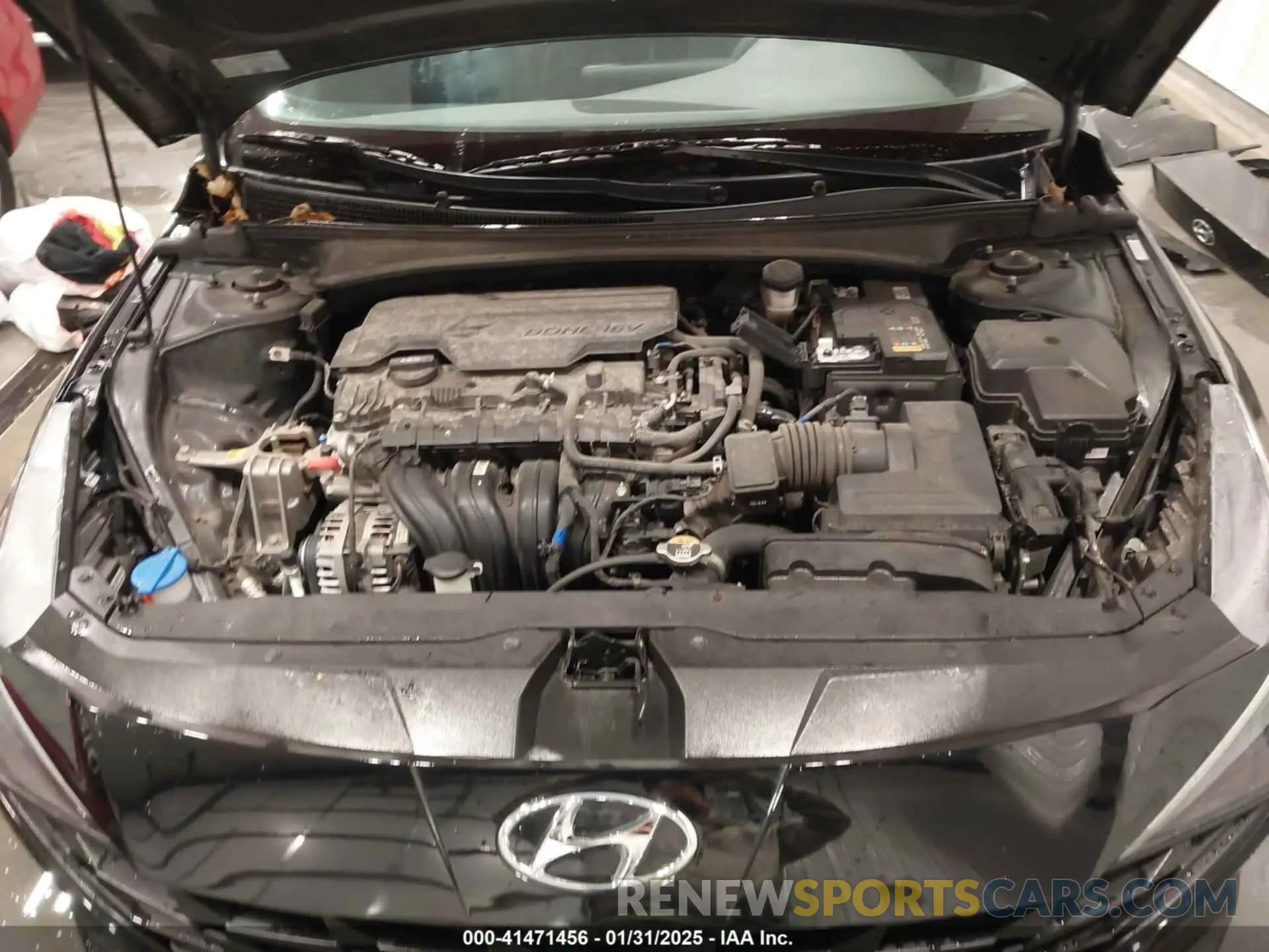 10 fotografías del automóvil dañado KMHLM4AG3PU526870 HYUNDAI ELANTRA 2023