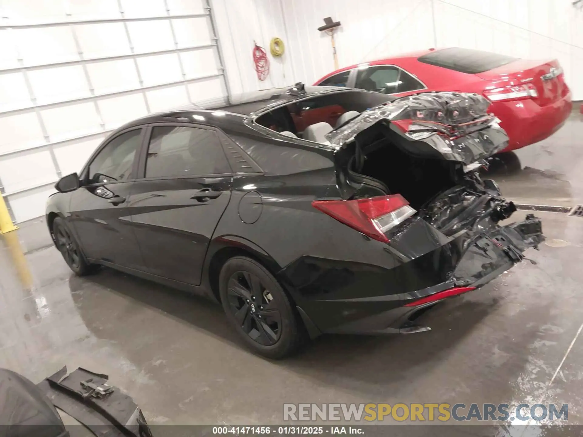3 fotografías del automóvil dañado KMHLM4AG3PU526870 HYUNDAI ELANTRA 2023