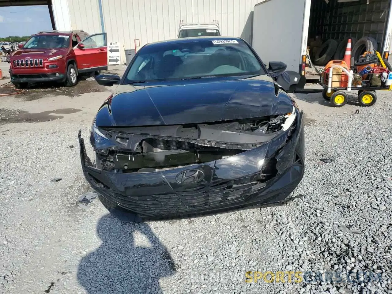 5 fotografías del automóvil dañado KMHLM4AG3PU543605 HYUNDAI ELANTRA 2023