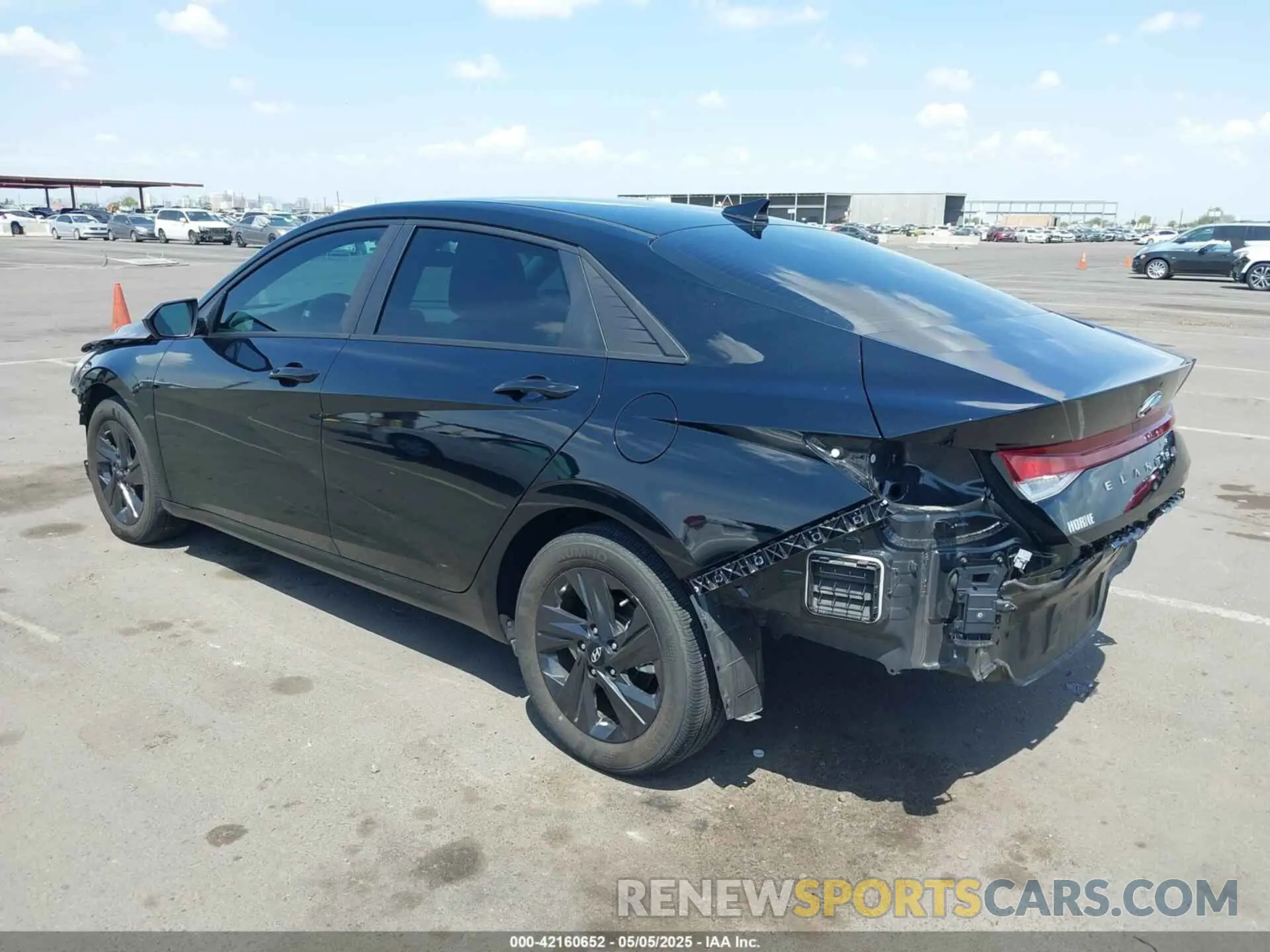 3 fotografías del automóvil dañado KMHLM4AG3PU602085 HYUNDAI ELANTRA 2023