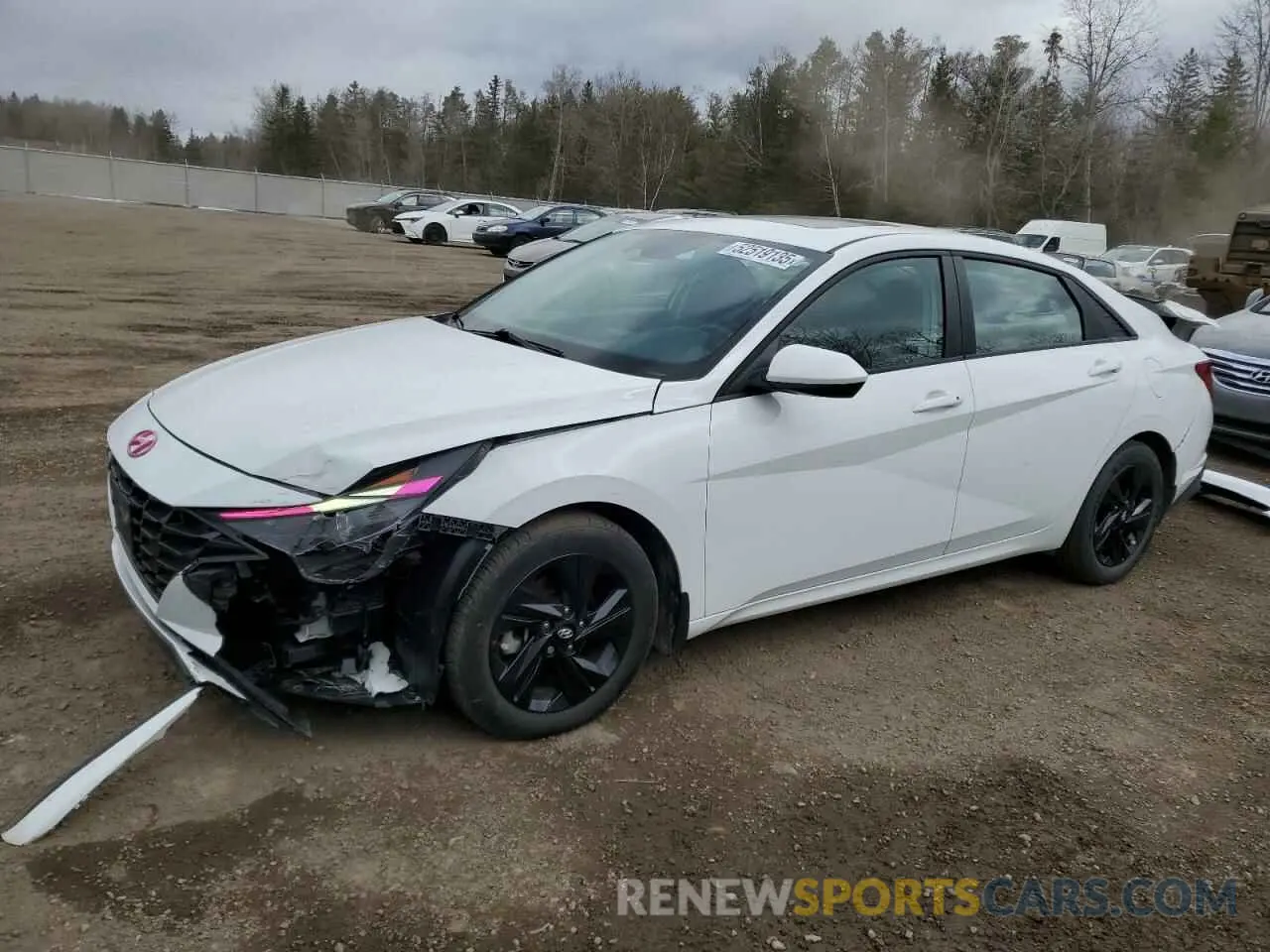 1 fotografías del automóvil dañado KMHLM4AG4PU380009 HYUNDAI ELANTRA 2023